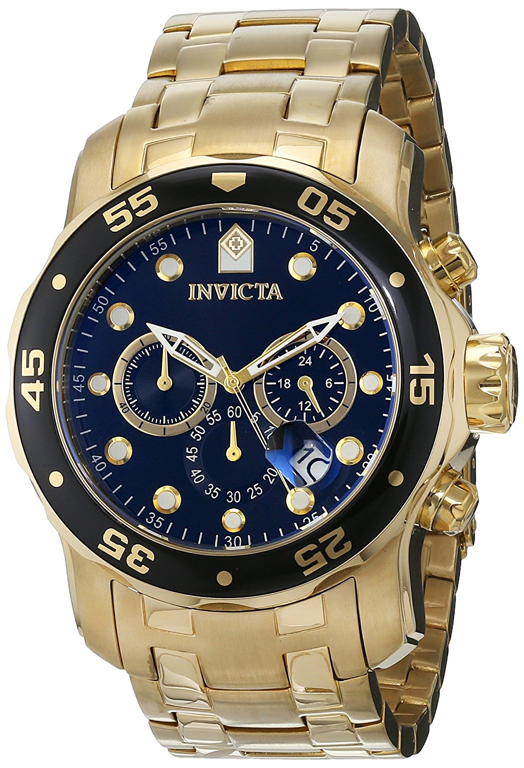 invicta diver gold