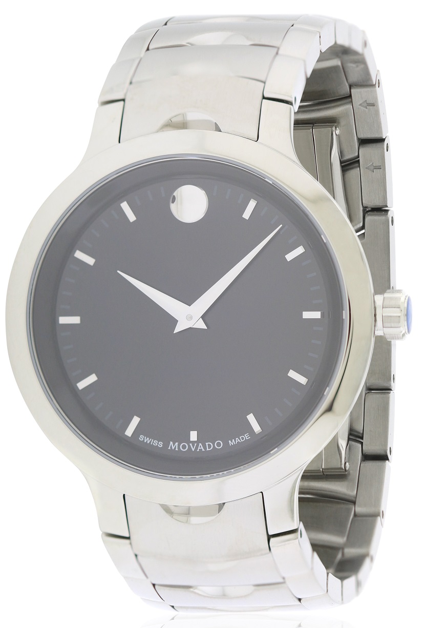 movado luno black