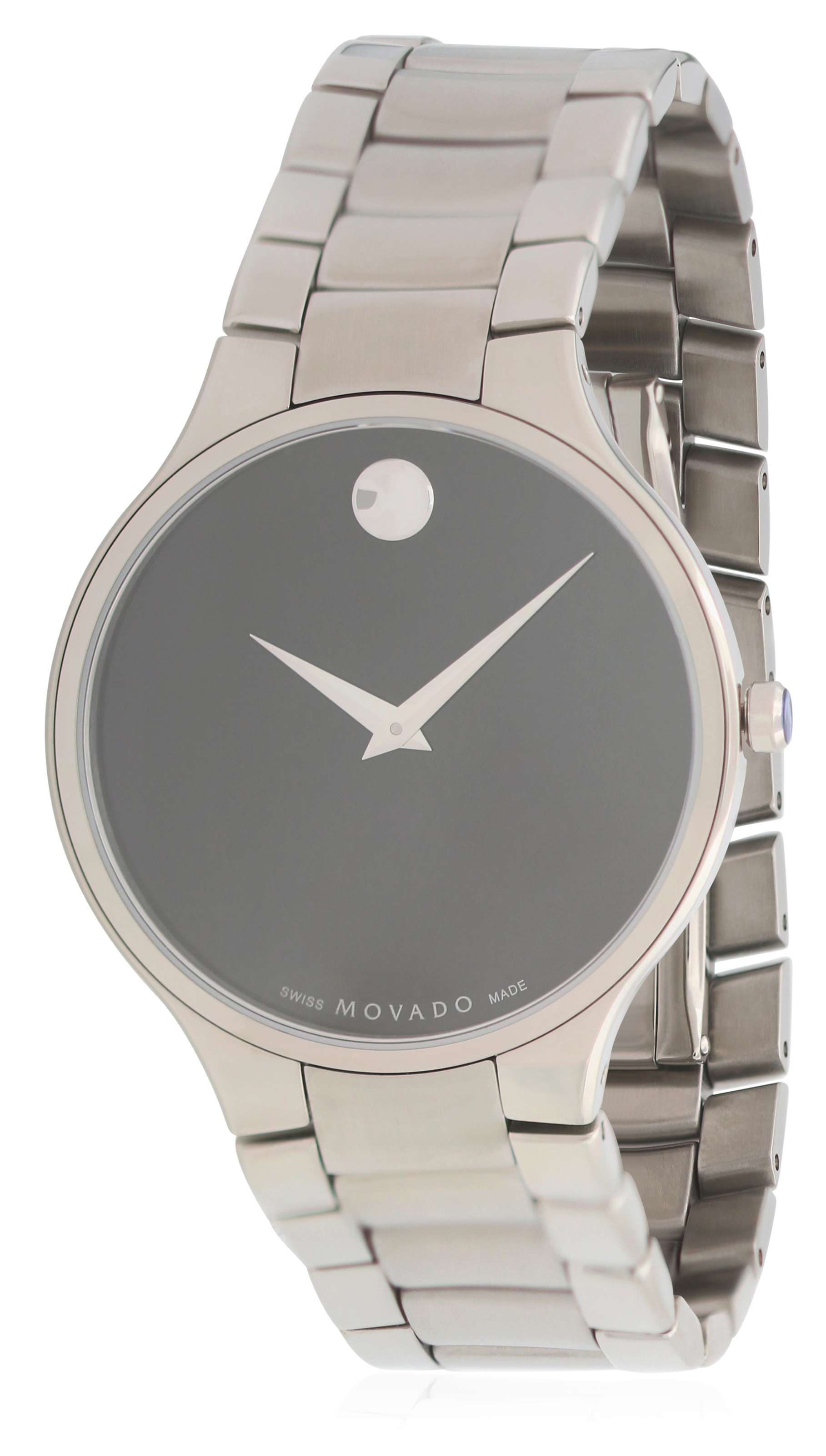 Movado Serio Stainless Steel Mens Watch 0607283 885997283649 | eBay