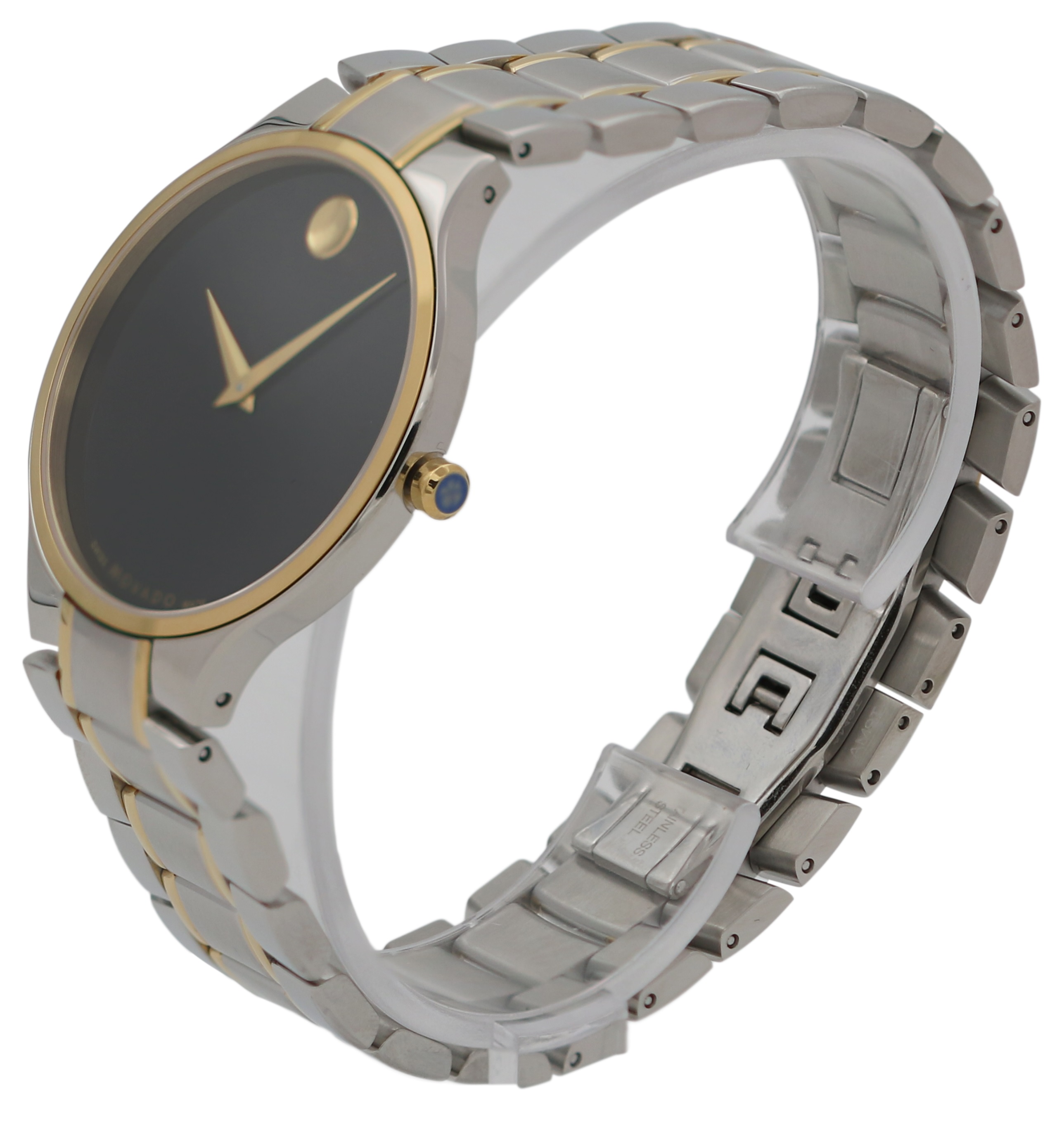 2 tone movado watch