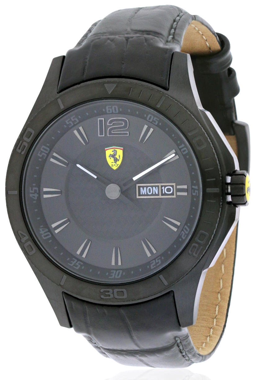 Ferrari Scuderia Leather Mens Watch 0830093