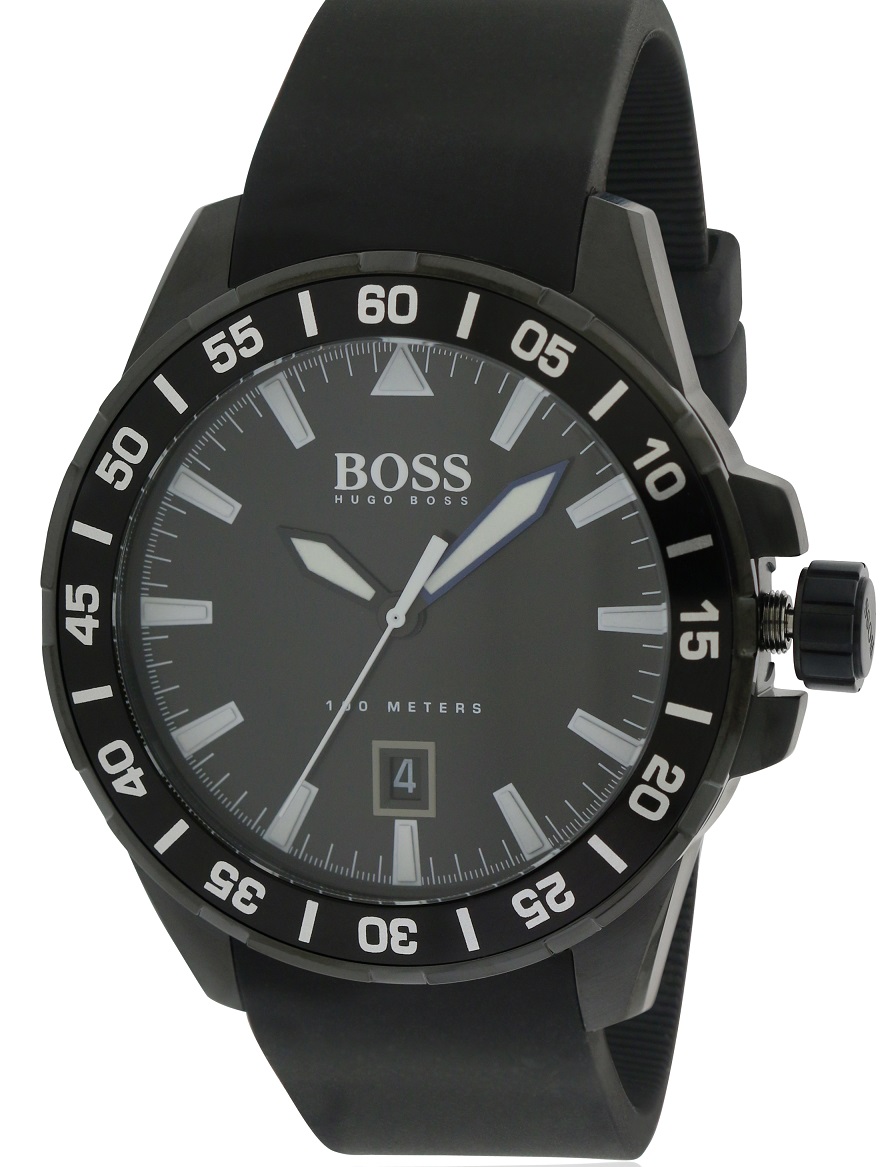 Hugo Boss Ocean Deep Silicone Mens Watch 1513229