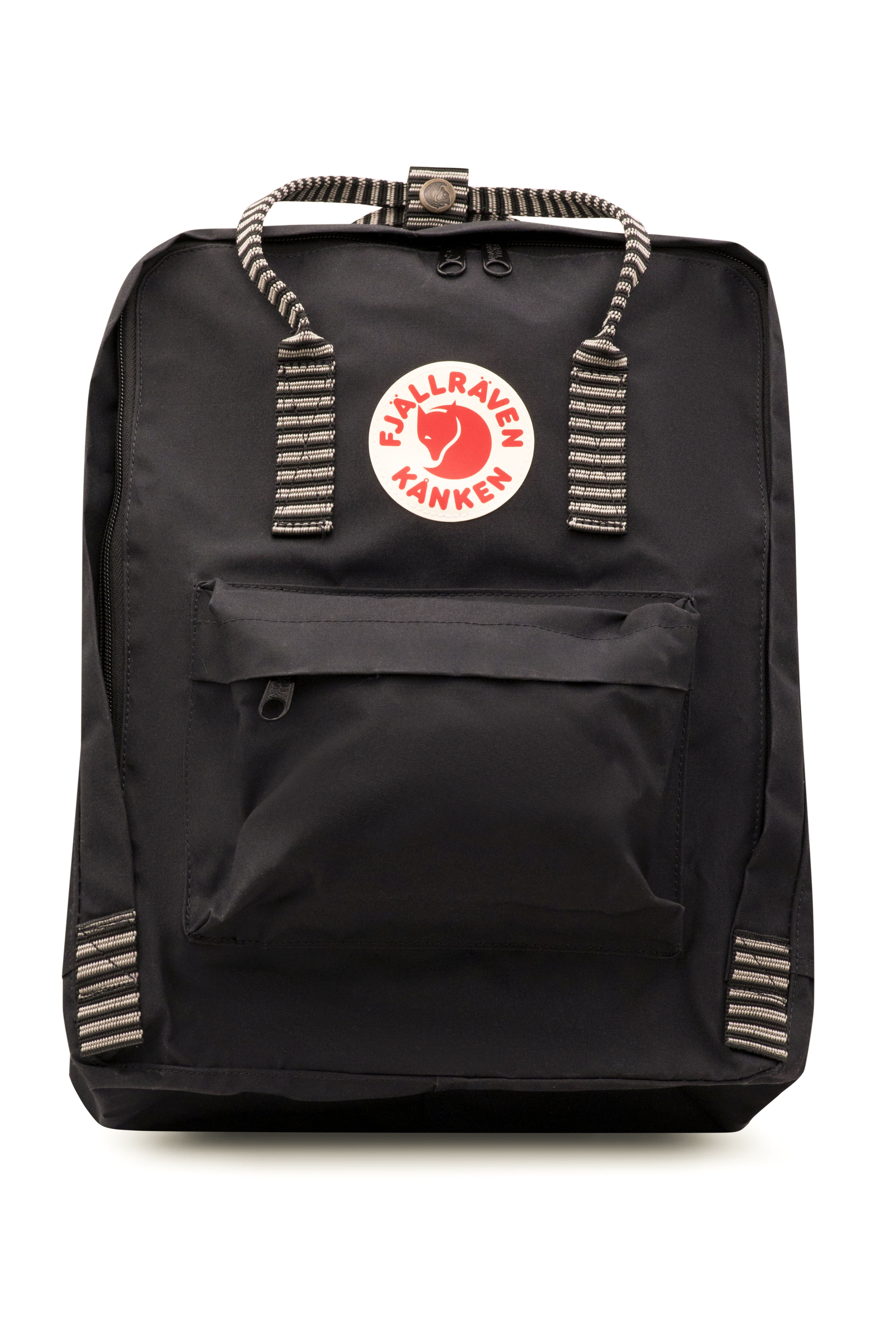 Fjallraven - Kanken Classic Backpack for Everyday - Black/Striped 7323450363277 eBay