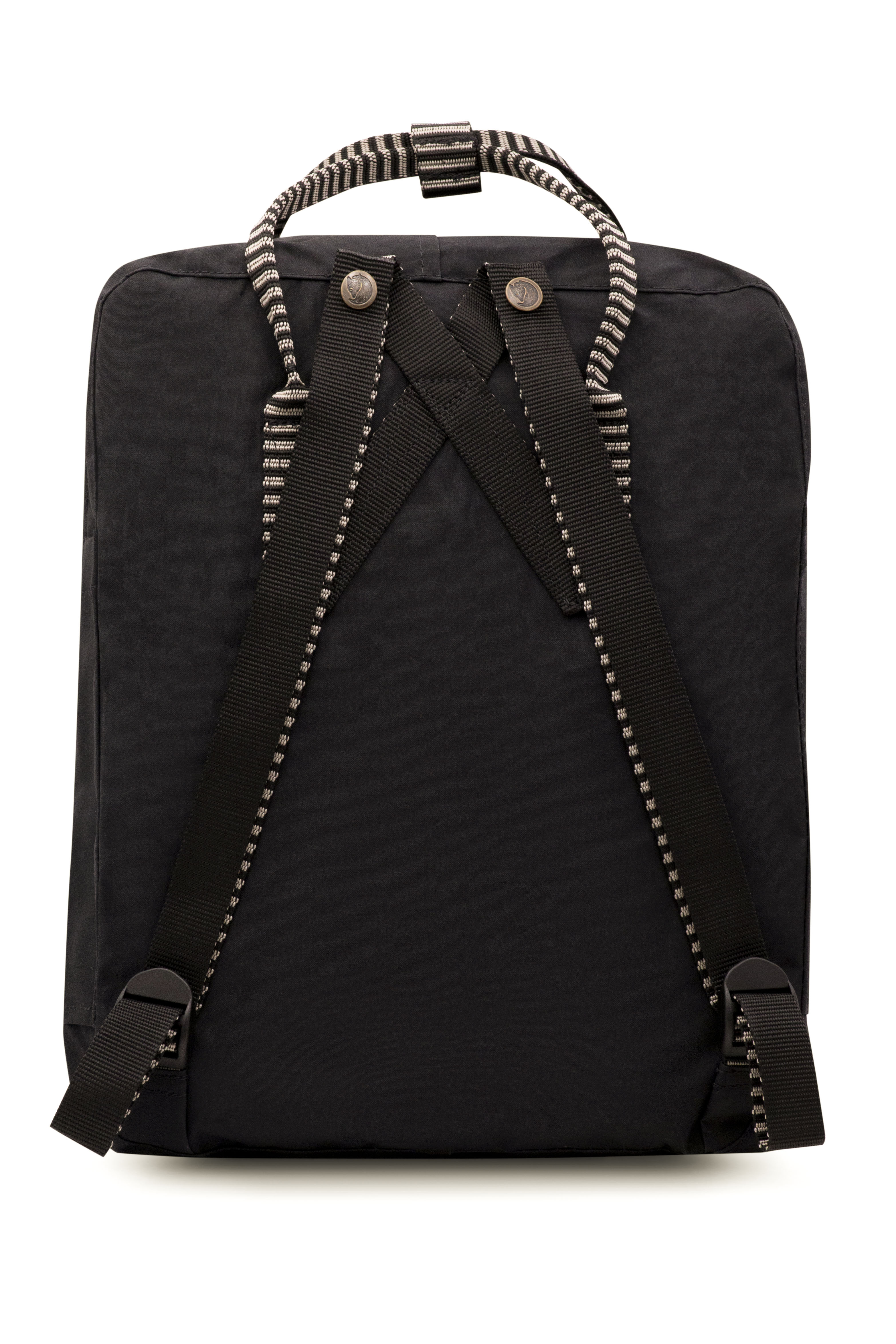 Fjallraven - Kanken Classic Backpack for Everyday - Black/Striped ...