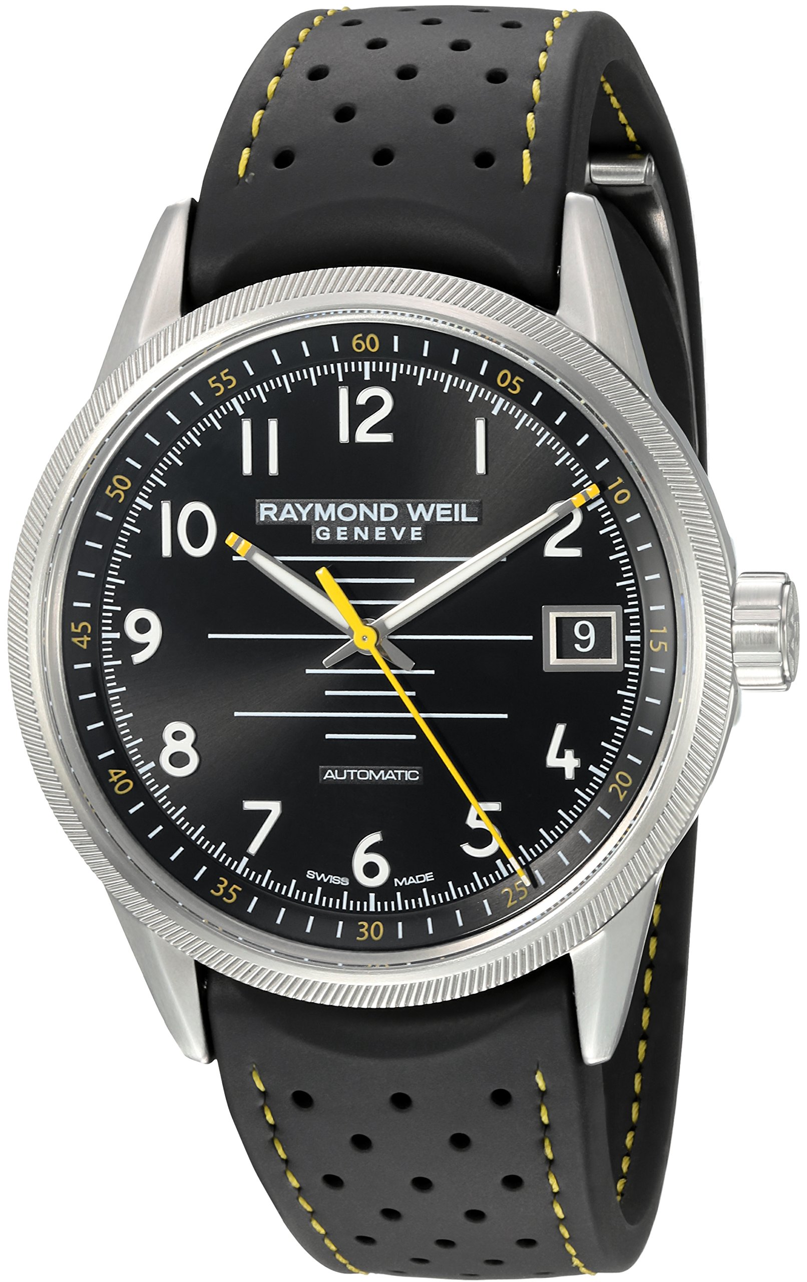 Raymond Weil Freelancer Rubber Automatic Mens Watch 2754-SR-05200