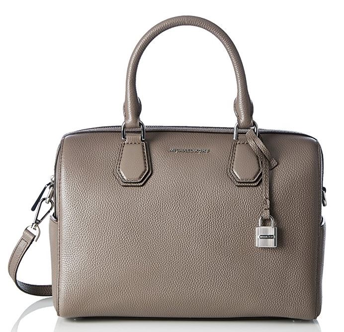 Michael Kors Mercer Medium Leather Duffel - Cinder - 30H6SM9U2L-513 ...