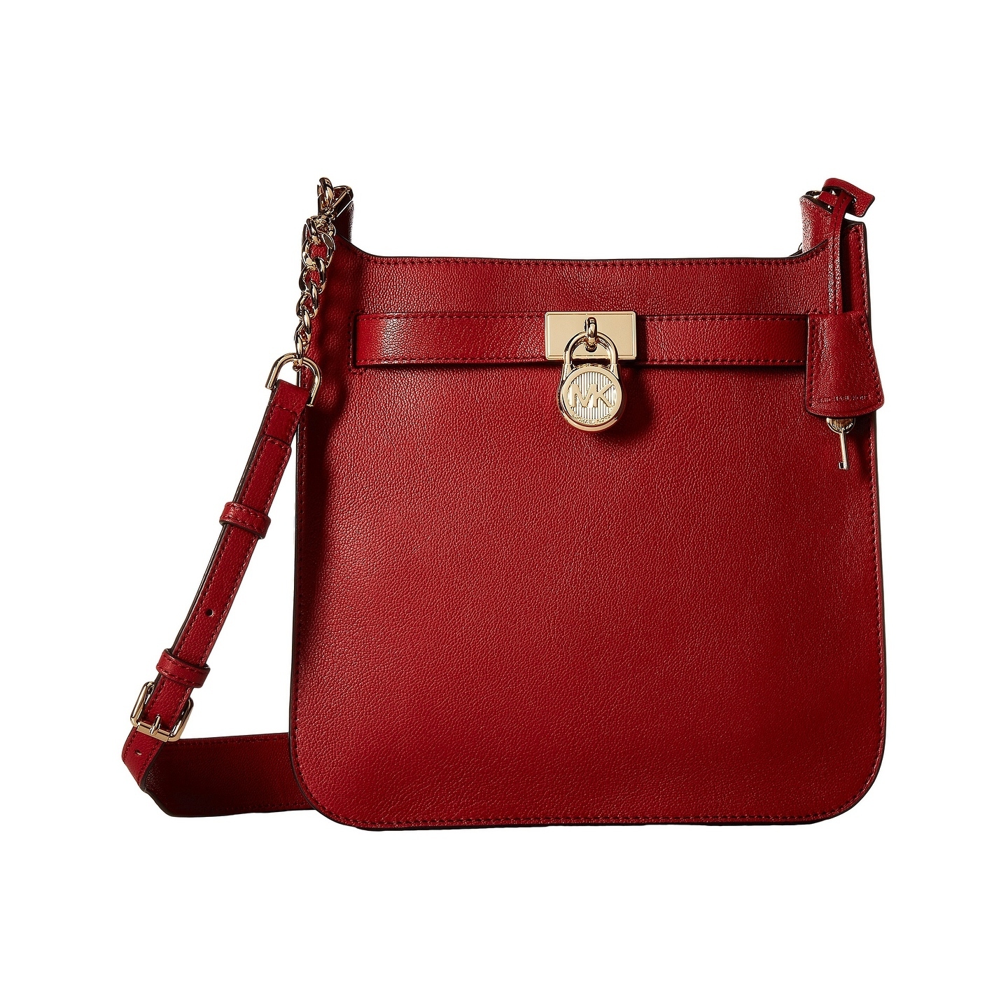 michael kors red hamilton bag