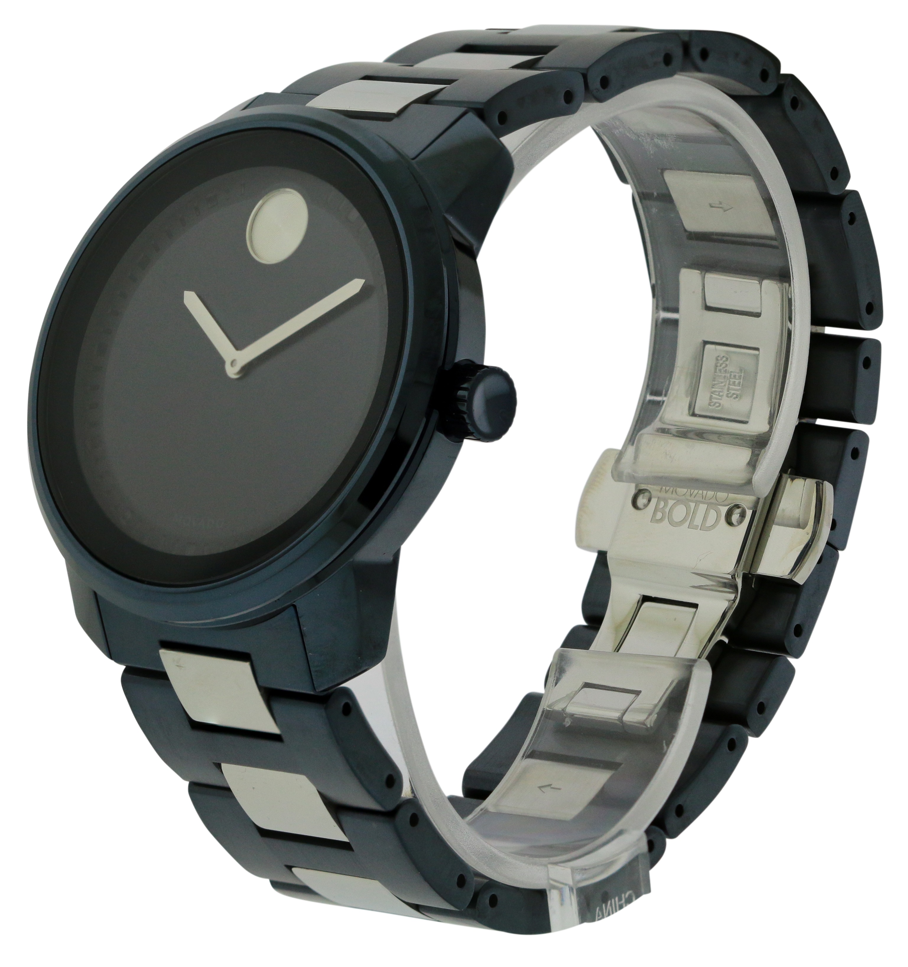 movado bold blue