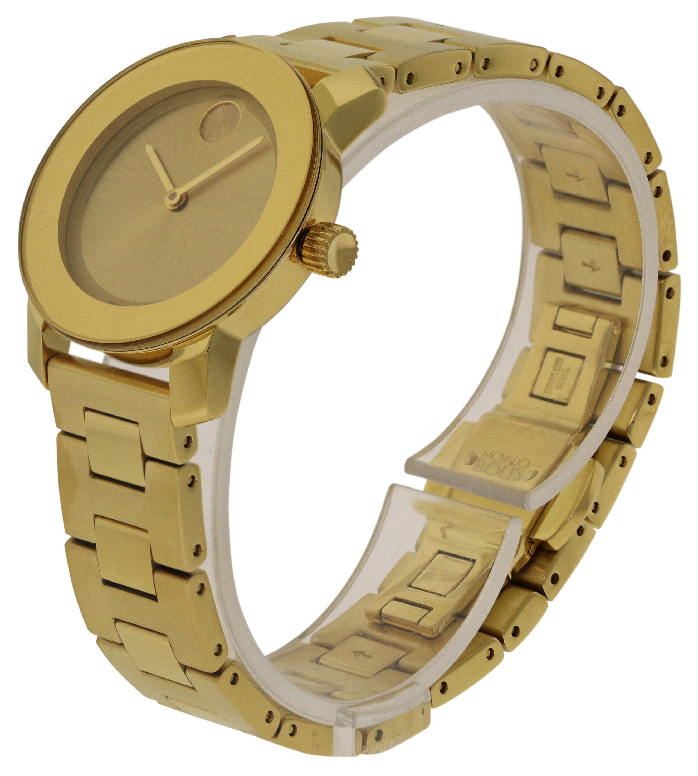 Movado Bold Gold Ladies Watch 3600434 885997218870 eBay