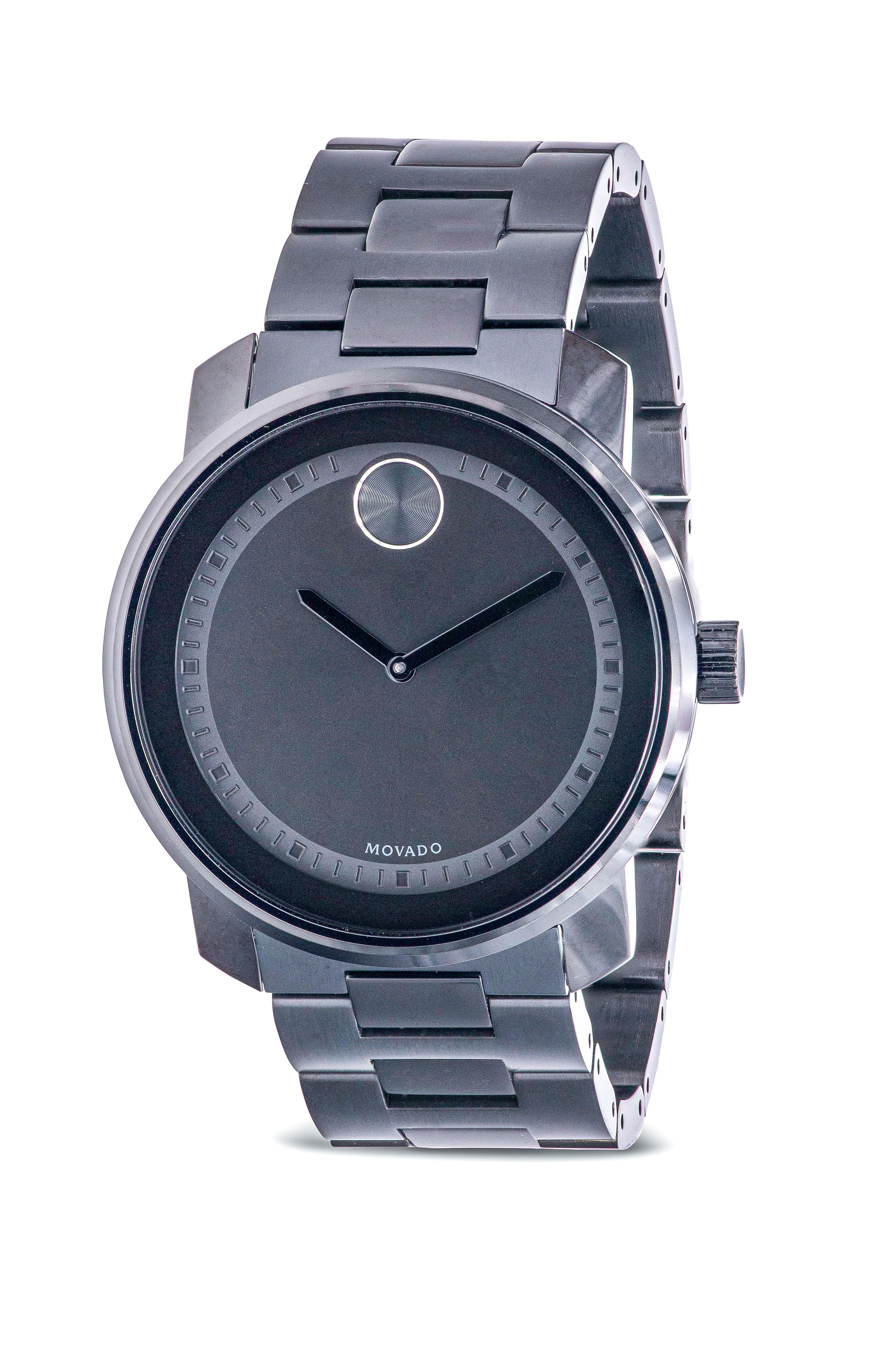 movado bold black dial