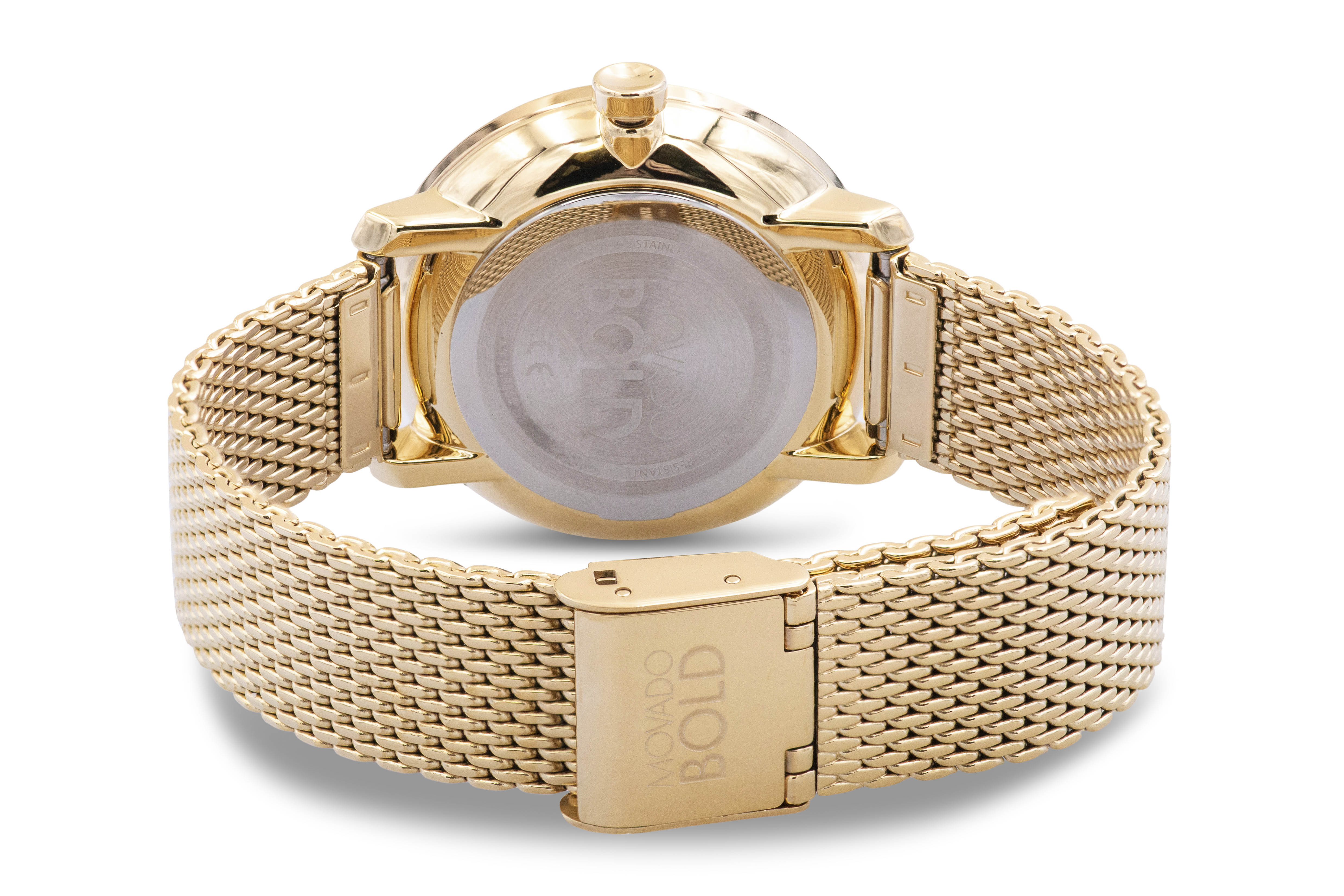 movado bold shimmer gold