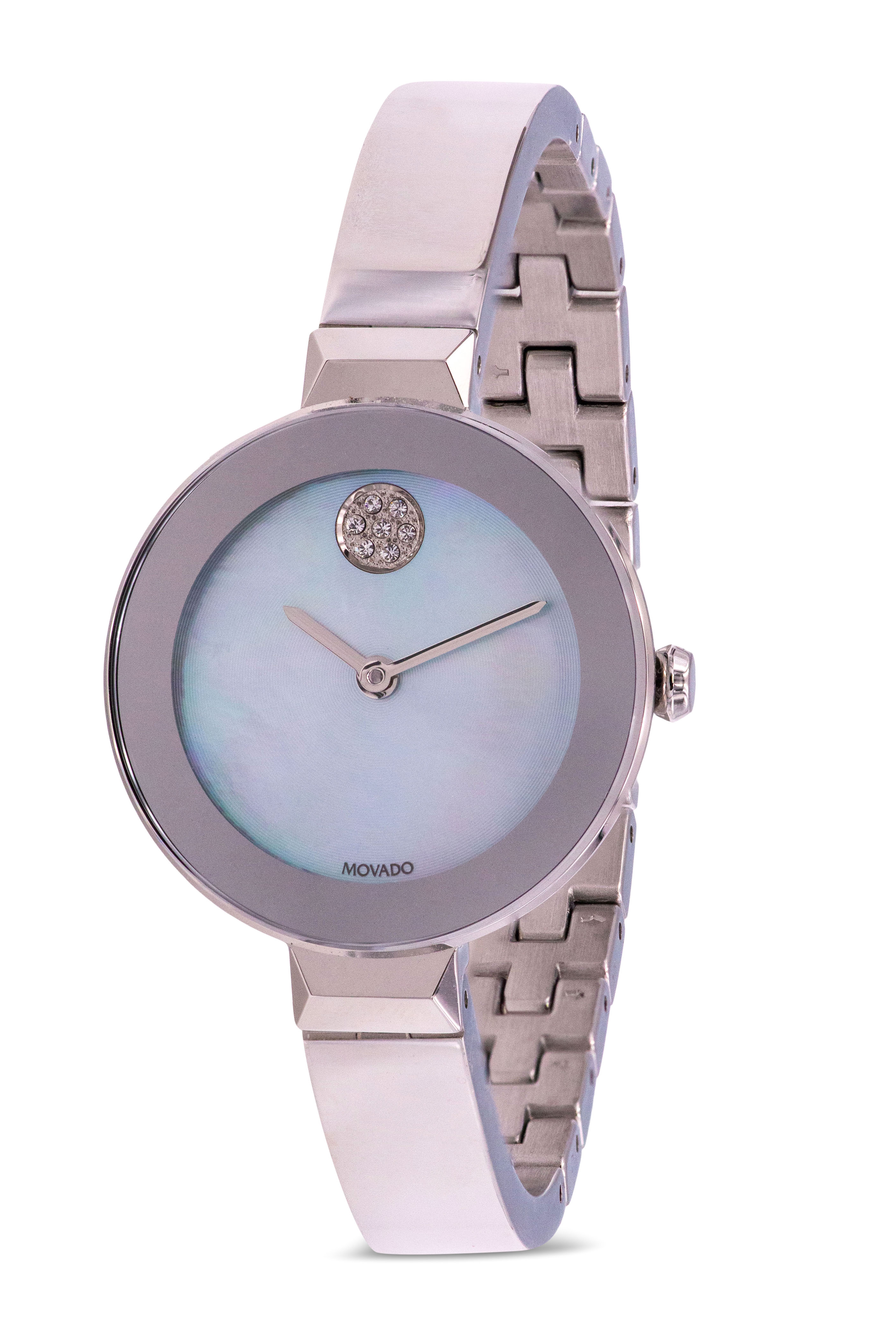 Movado Bold Stainless Steel Bangle Ladies Watch 3600629 | EBay