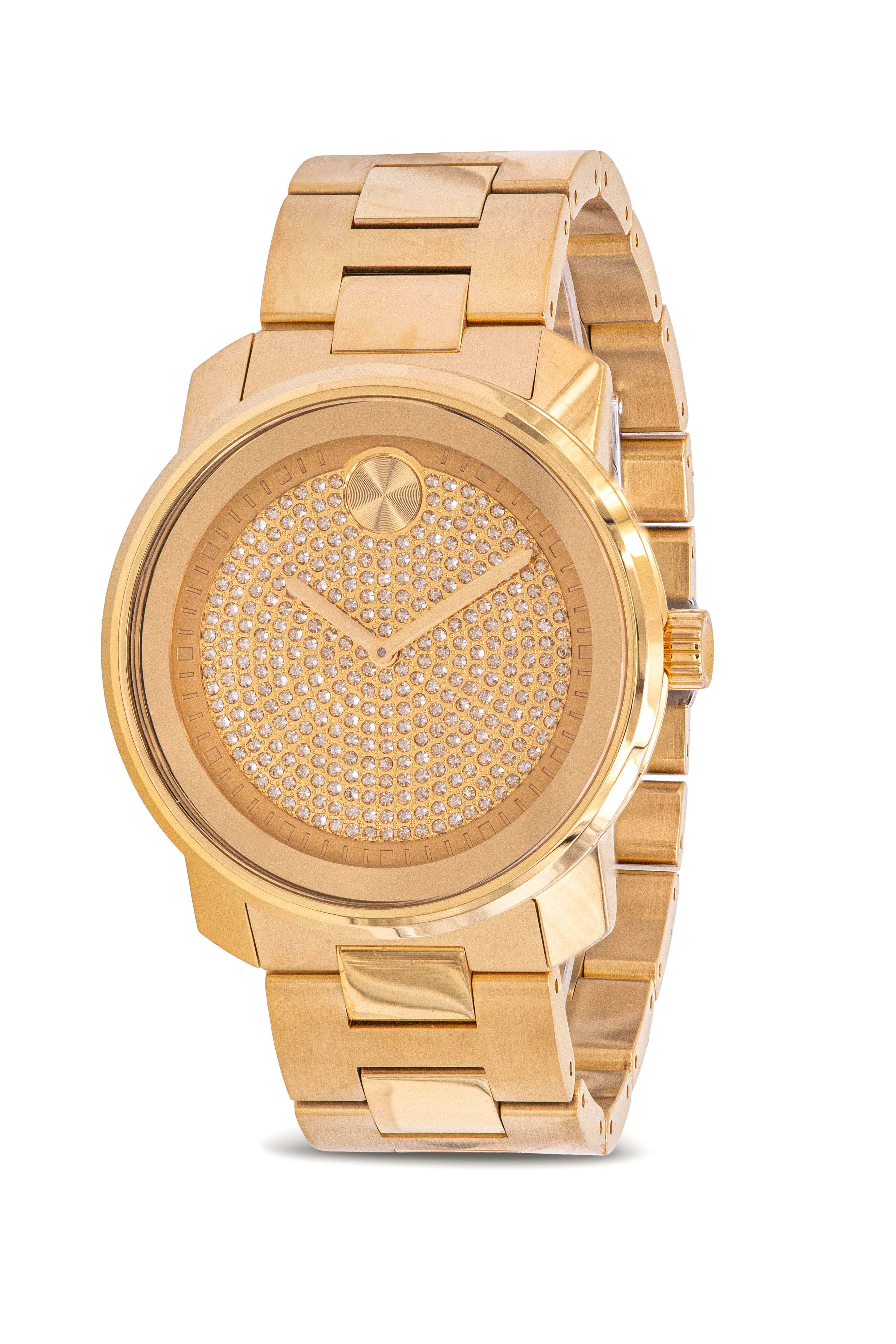 gold men movado watch