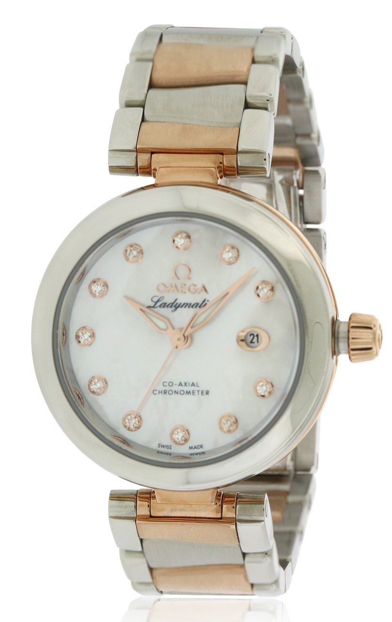 Omega DeVille Ladymatic Two-Tone Ladies Watch 425.20.34.20.55.004
