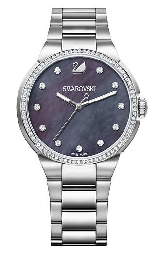 Swarovski City Grey Bracelet Ladies Watch 5205990