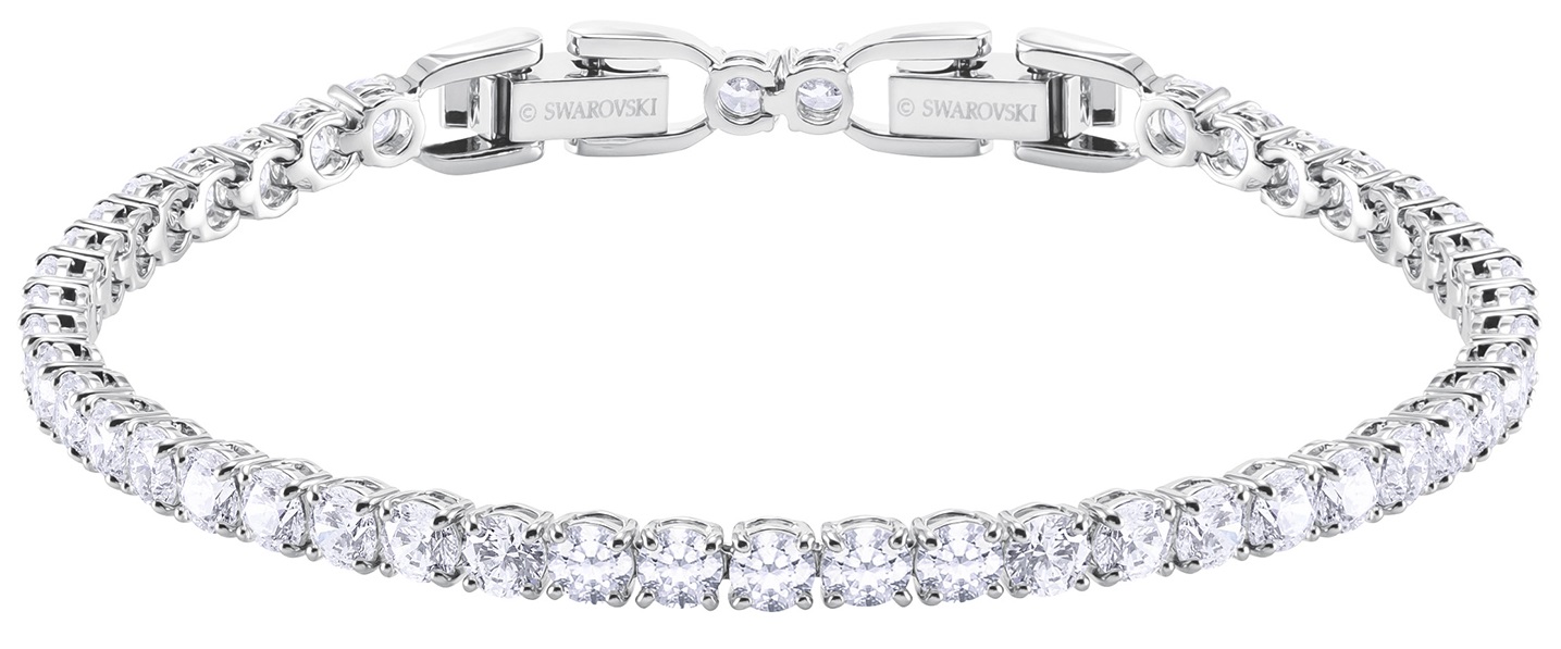 Swarovski Tennis Round Deluxe White Bracelet - 5409771 | eBay