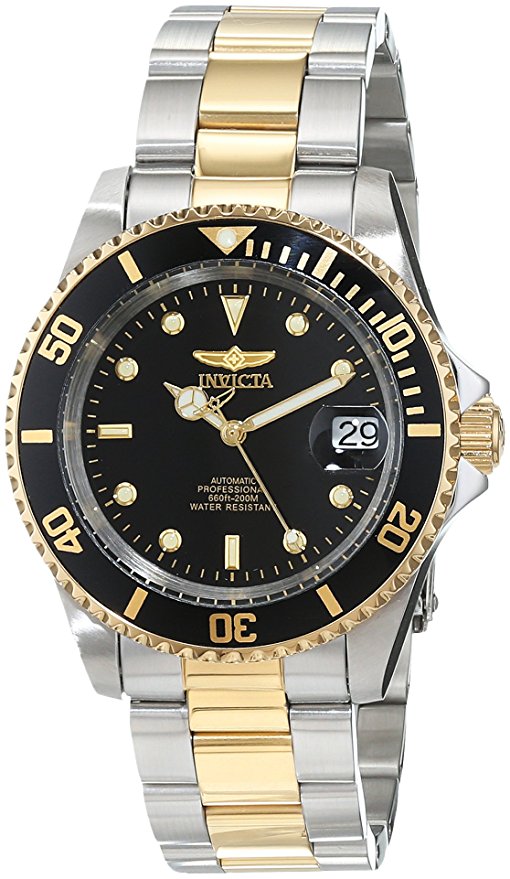 reloj de hombre dorado