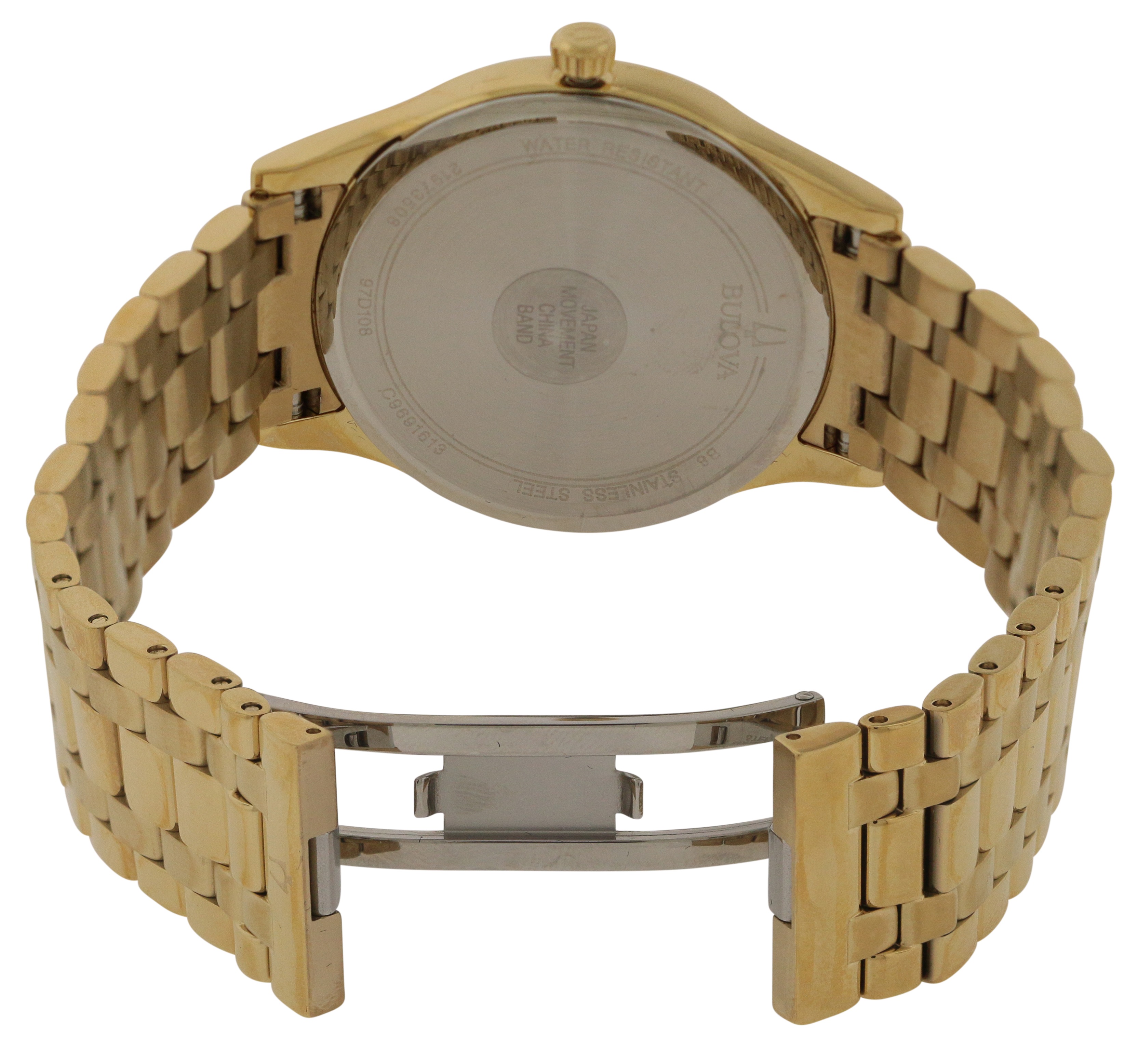 Bulova Diamond Men's Black Watch 97D108 for sale online eBay