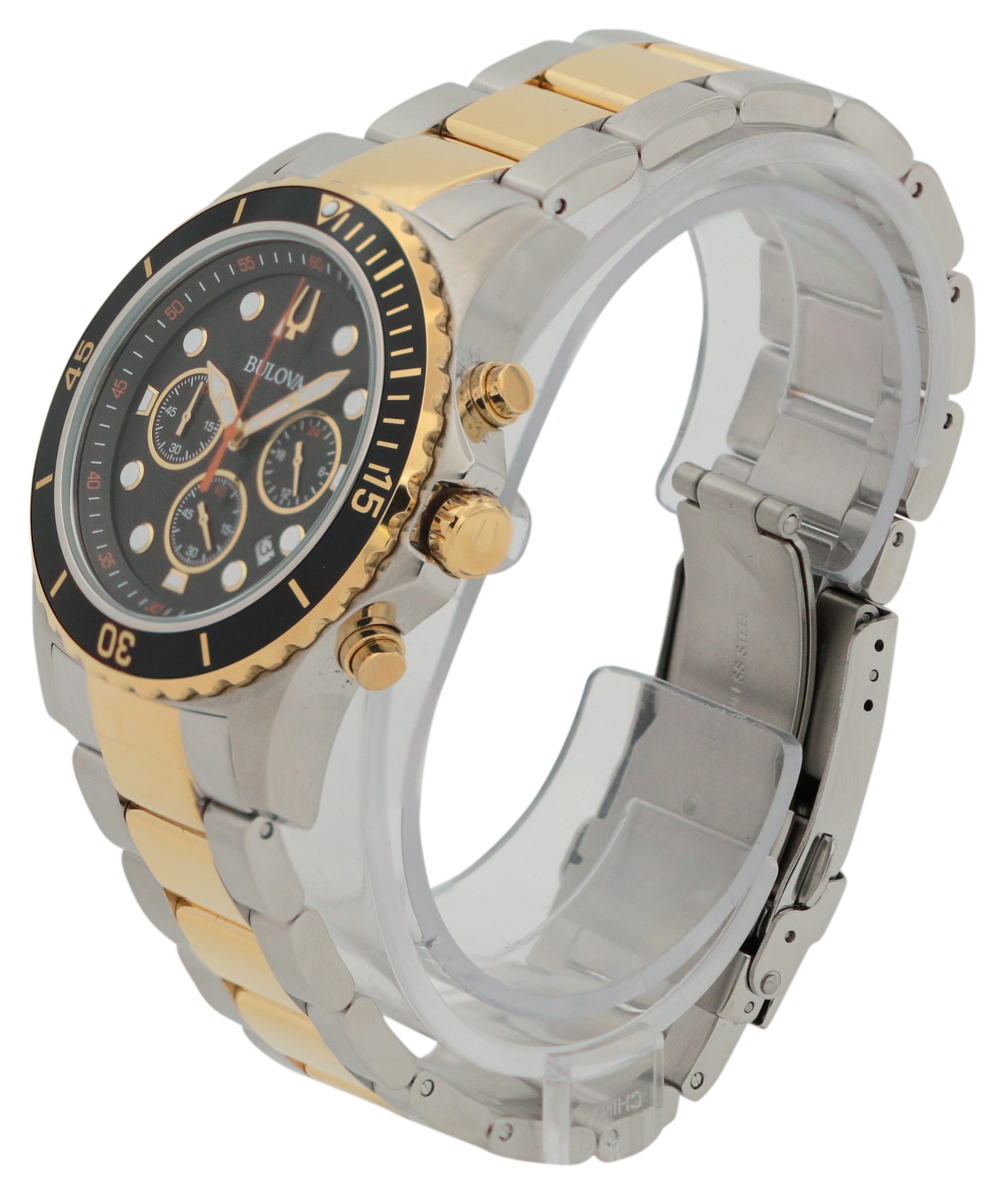 Bulova Two-Tone Chronograph Mens Watch 42429563414 | eBay