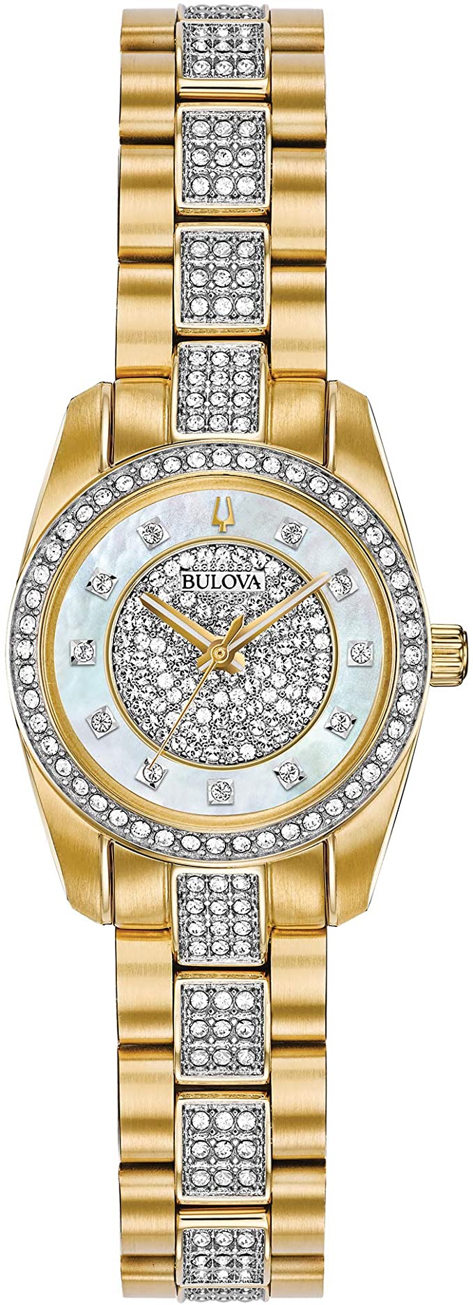 Bulova White Mother of Pearl Women's Watch - 98L241 for sale 