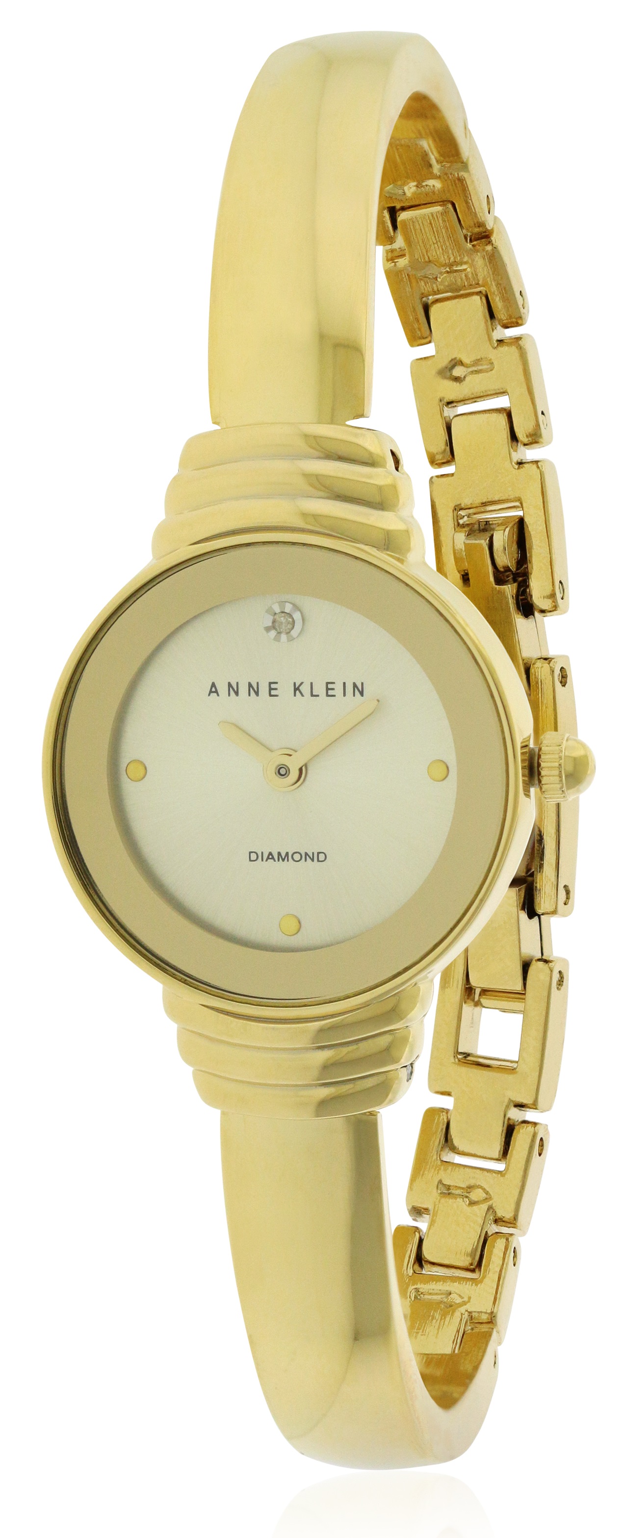 Anne Klein Gold-Tone Ladies Watch AK-2558CHGB