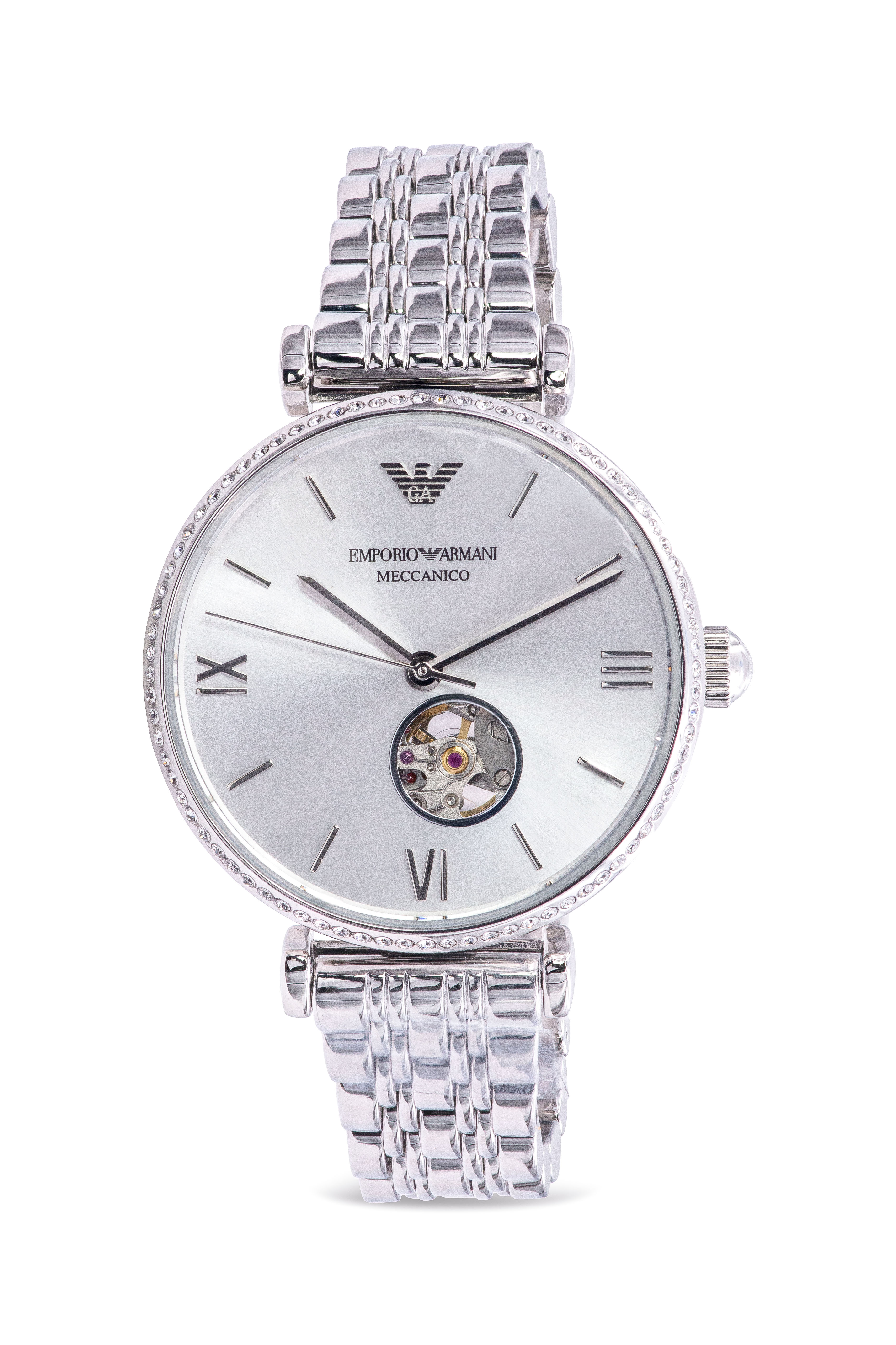 Emporio Armani Automatic Crystal Dial Ladies Watch AR60022 723763290555 |  eBay