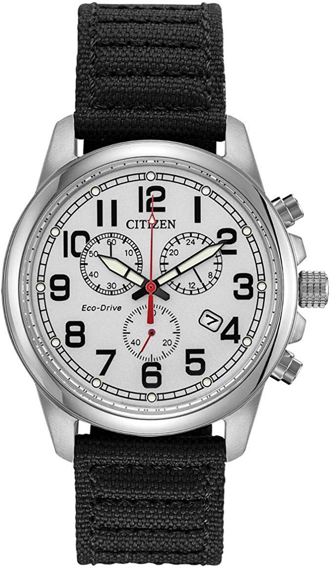 citizen eco drive military style watch