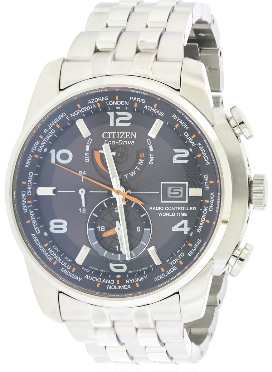 Citizen Eco Drive World Time At Radio Mens Watch At E