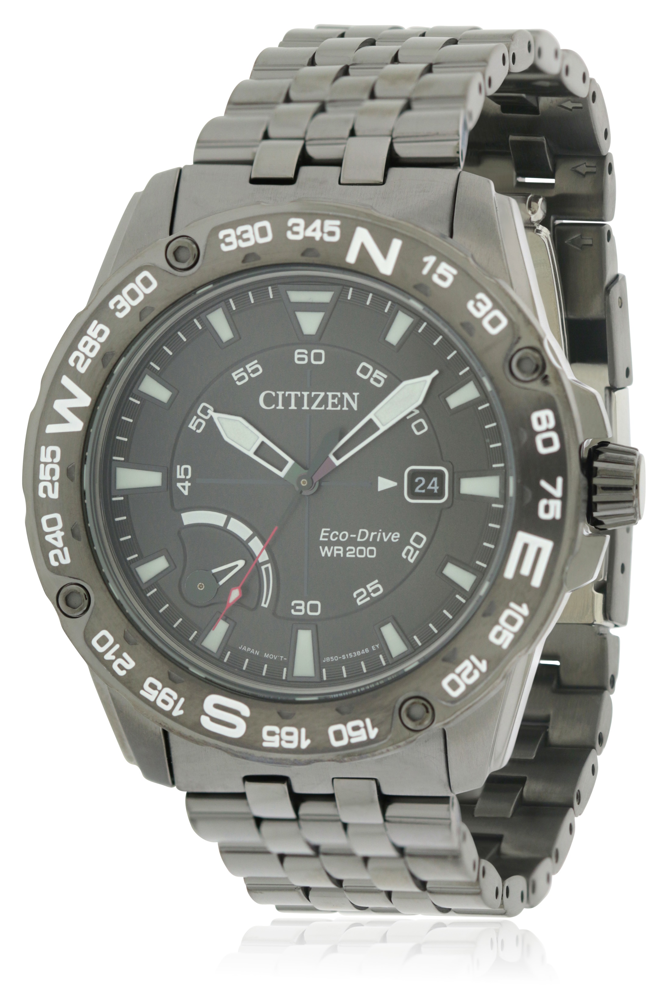 citizen eco drive black and red
