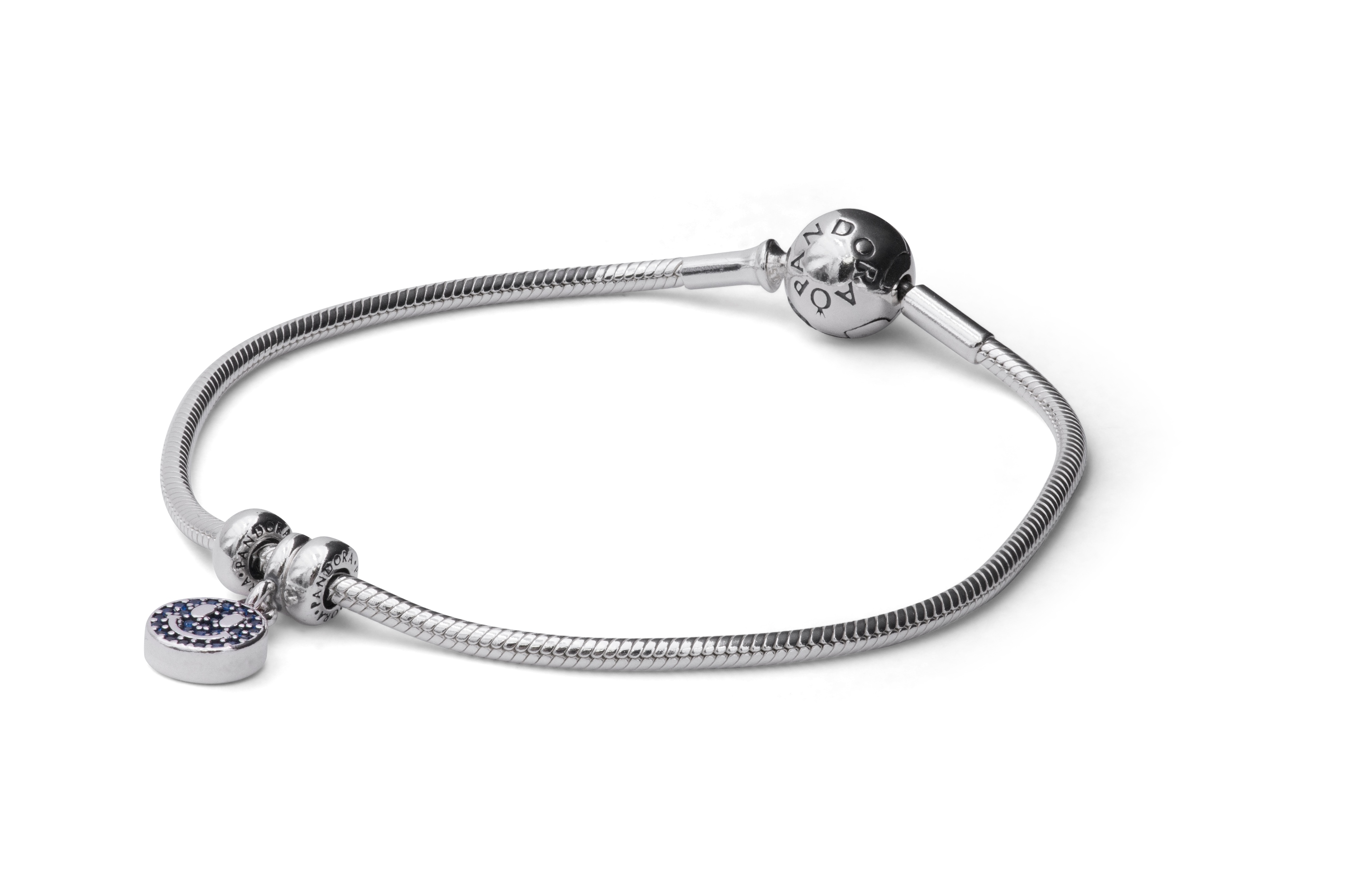 PANDORA ME Silver Snake Chain Bracelet and Charm Gift Set B801240 Size