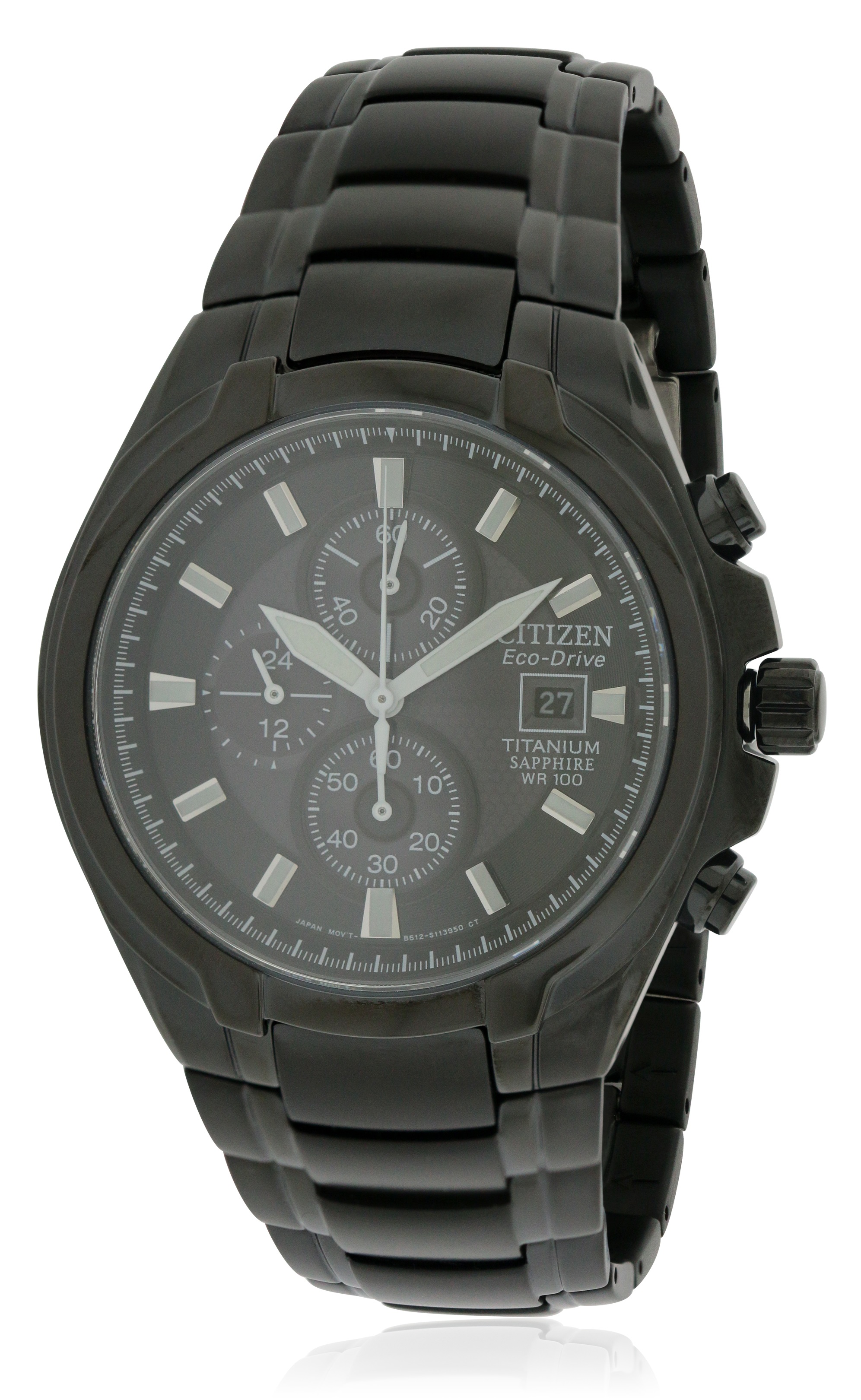citizen eco drive titanium chronograph