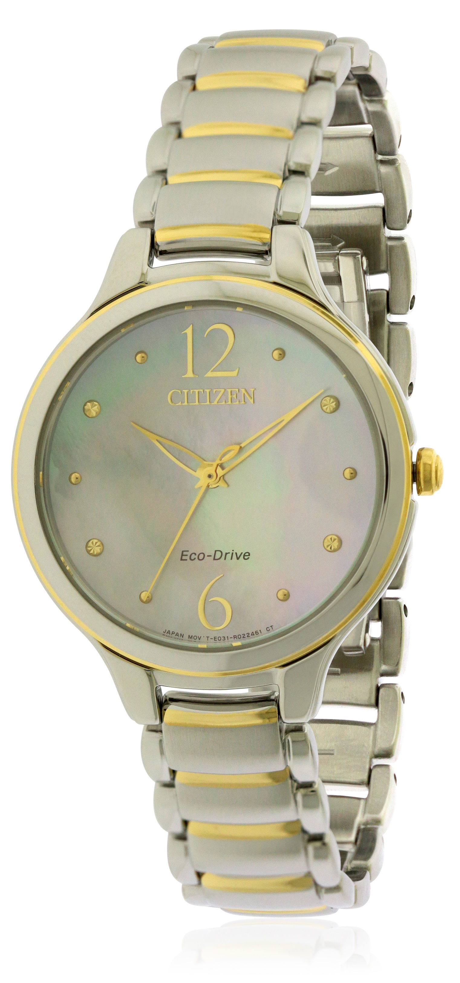 citizen 2 tone ladies watch