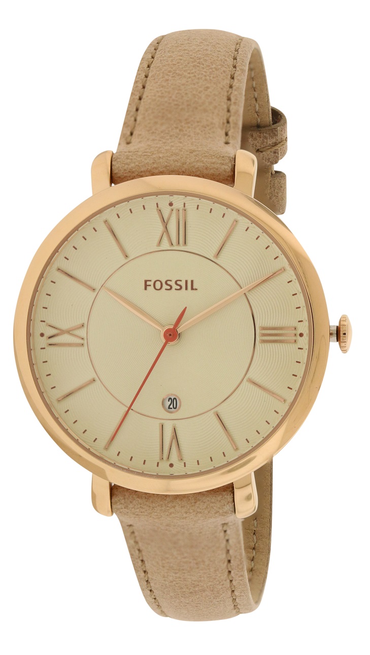 Fossil Jacqueline Leather Ladies Watch ES3487 696746497664 eBay