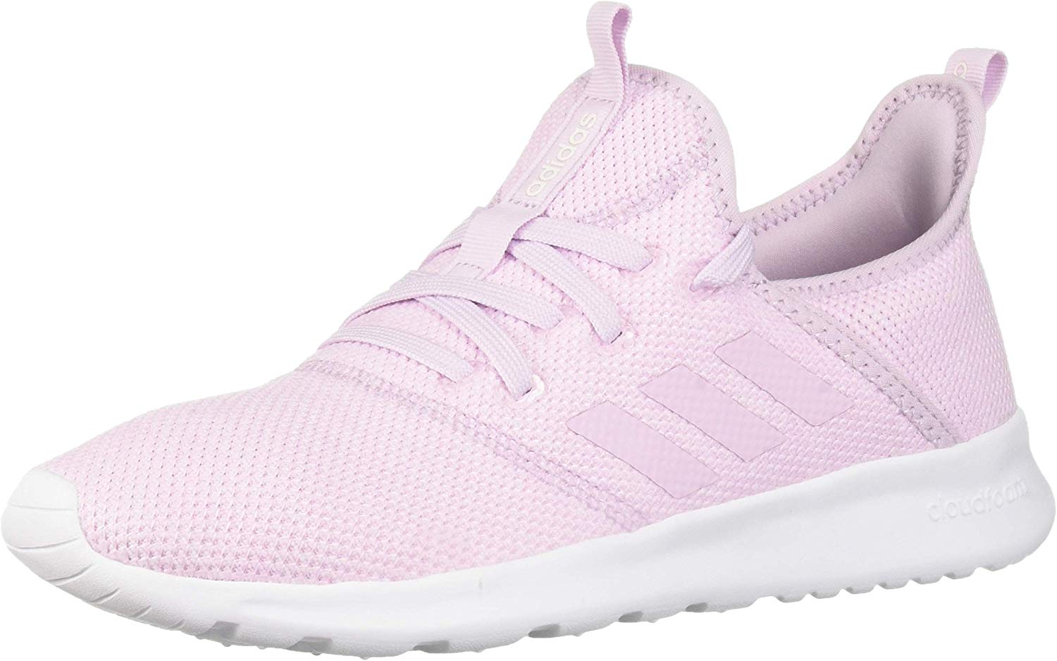 pink adidas cloudfoam shoes