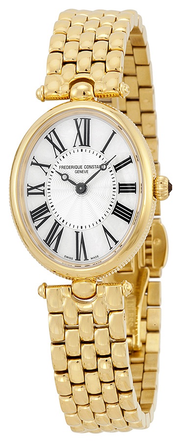 Frederique Constant Art Deco Gold-Tone Stainless Steel Ladies Watch FC-200MPW2V5B
