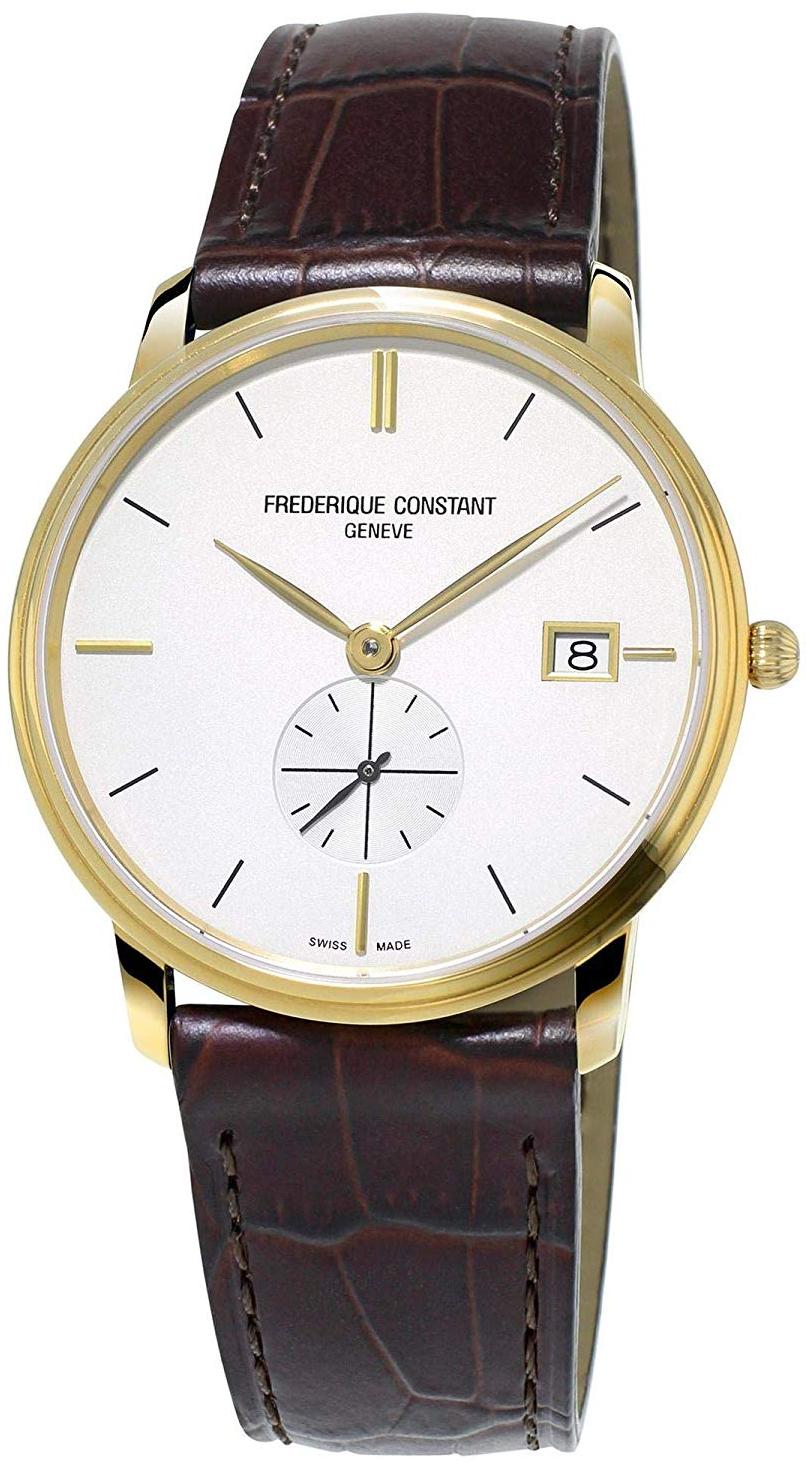 Frederique Constant Slimline Leather Mens Watch FC-245V4S5