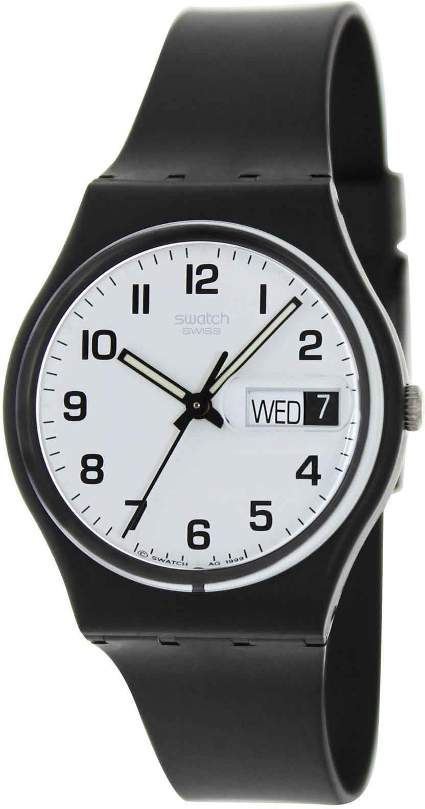 Swatch Once Again Watch Gb743 Analog Plastic Black For Sale Online Ebay