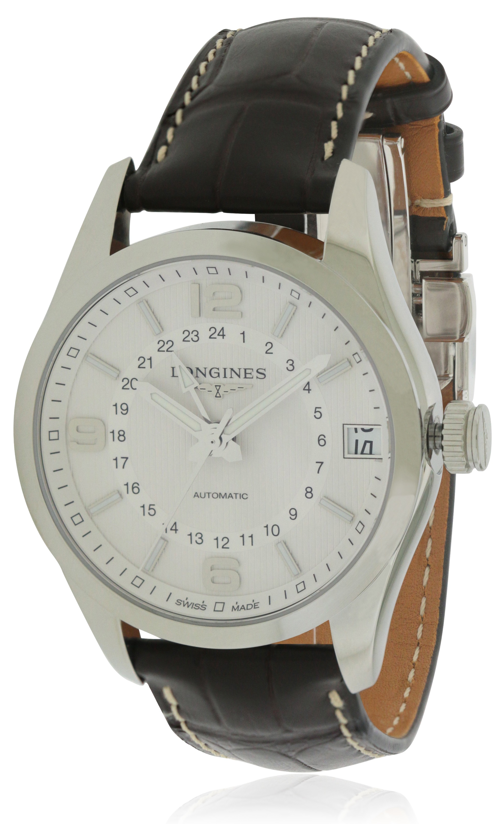 Longines Conquest Classic Leather Automatic Mens Watch L27994763