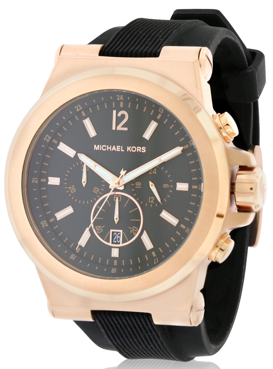 Michael Kors Chronograph Silicone Mens Watch MK8184 691464730192 | eBay