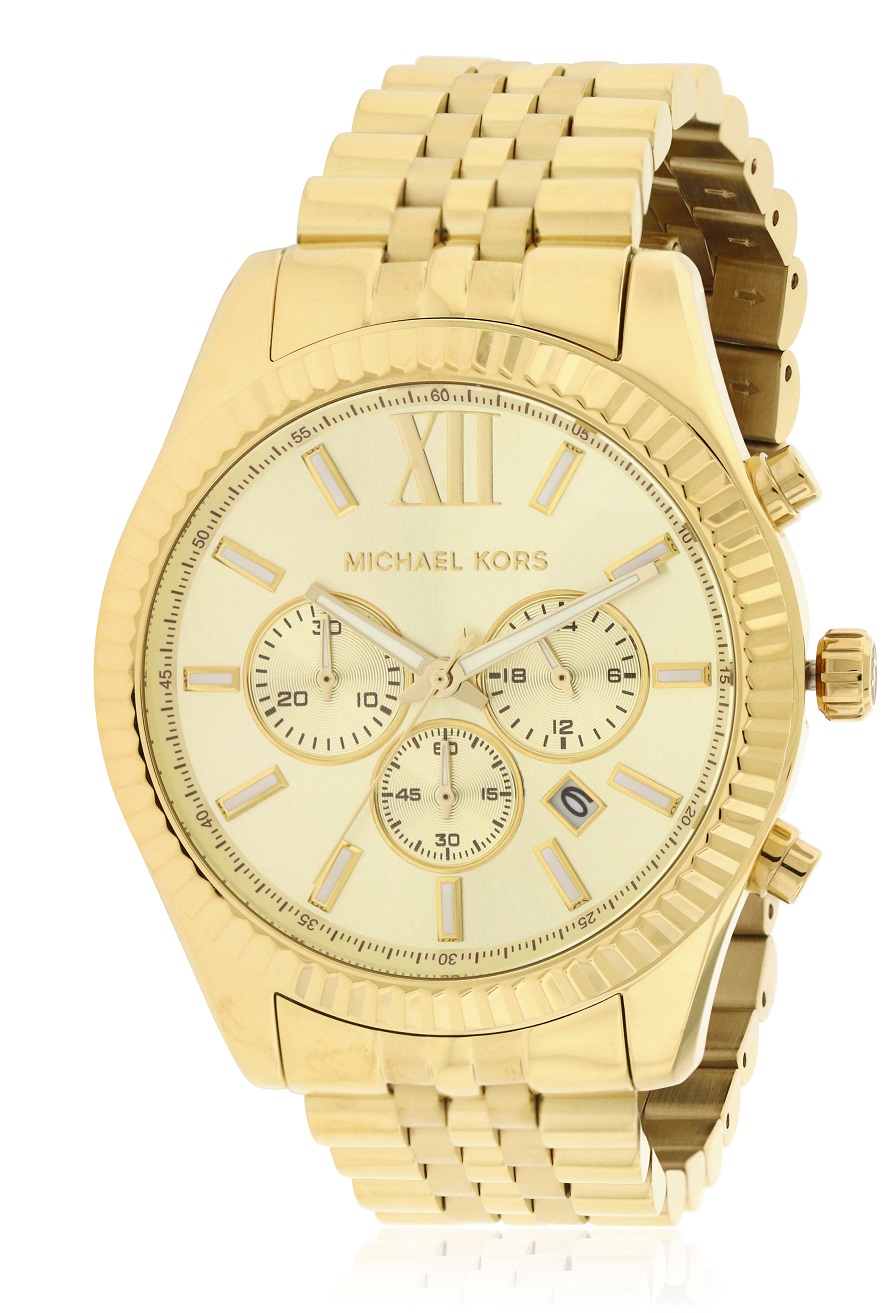 Michael Lexington Gold-tone Chronograph Watch Mk8281 for sale online eBay