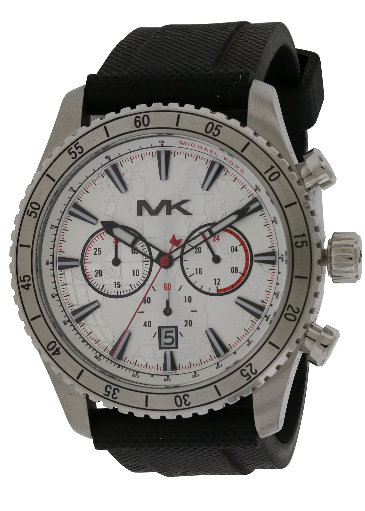 Michael Kors Richardson Silicone Chronograph Mens Watch MK8353