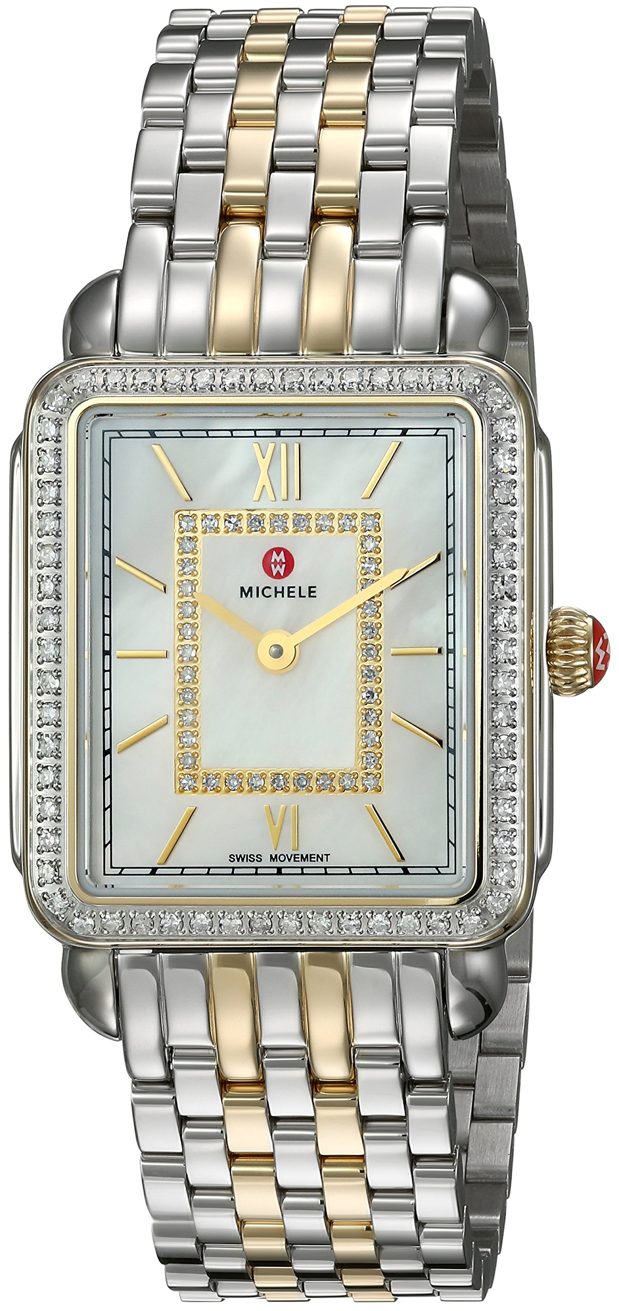 Michele Deco II Diamond Two-Tone Ladies Watch MWW06I000004