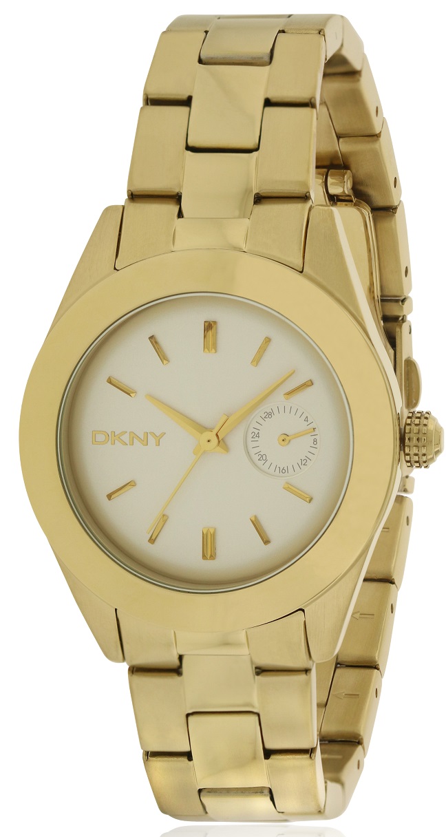 DKNY Jitney Gold-Tone Ladies Watch NY2132