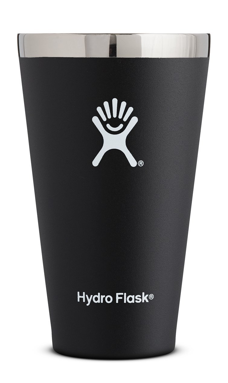 Hydro Flask 16 oz Stackable & Shatterproof Insulated Beer Cup Black