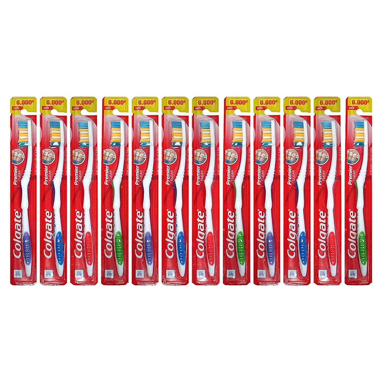 Colgate Premier Classic Clean Medium Toothbrush Card Of 12 Ebay 6427