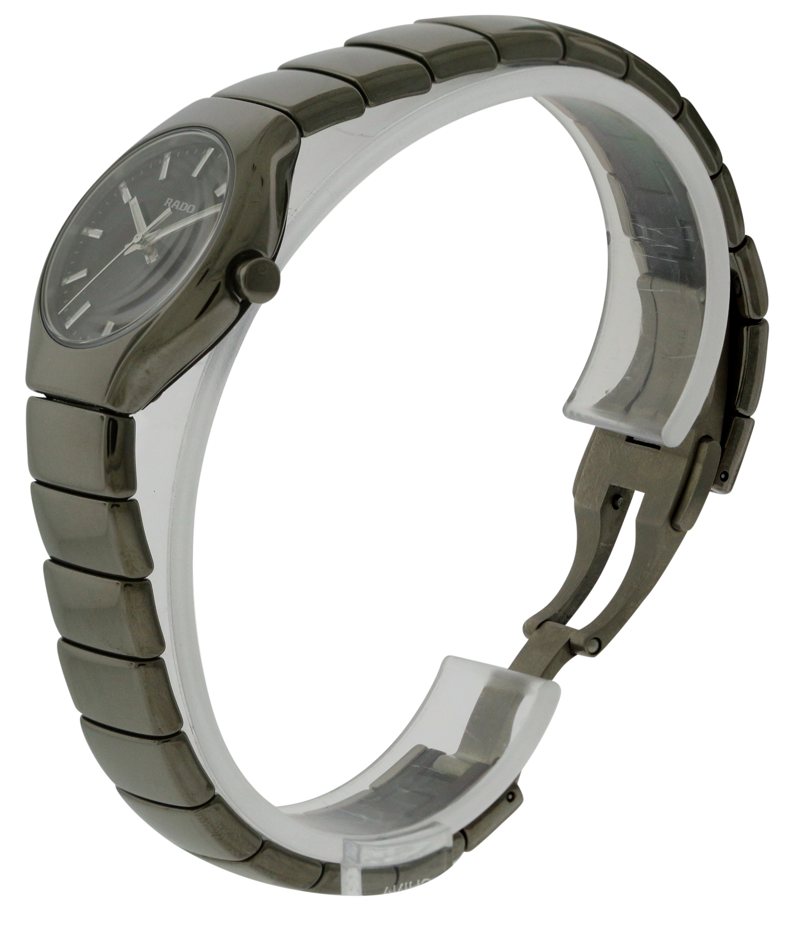 Rado True Silver -Tone Ceramic Unisex Watch R27656162 | eBay