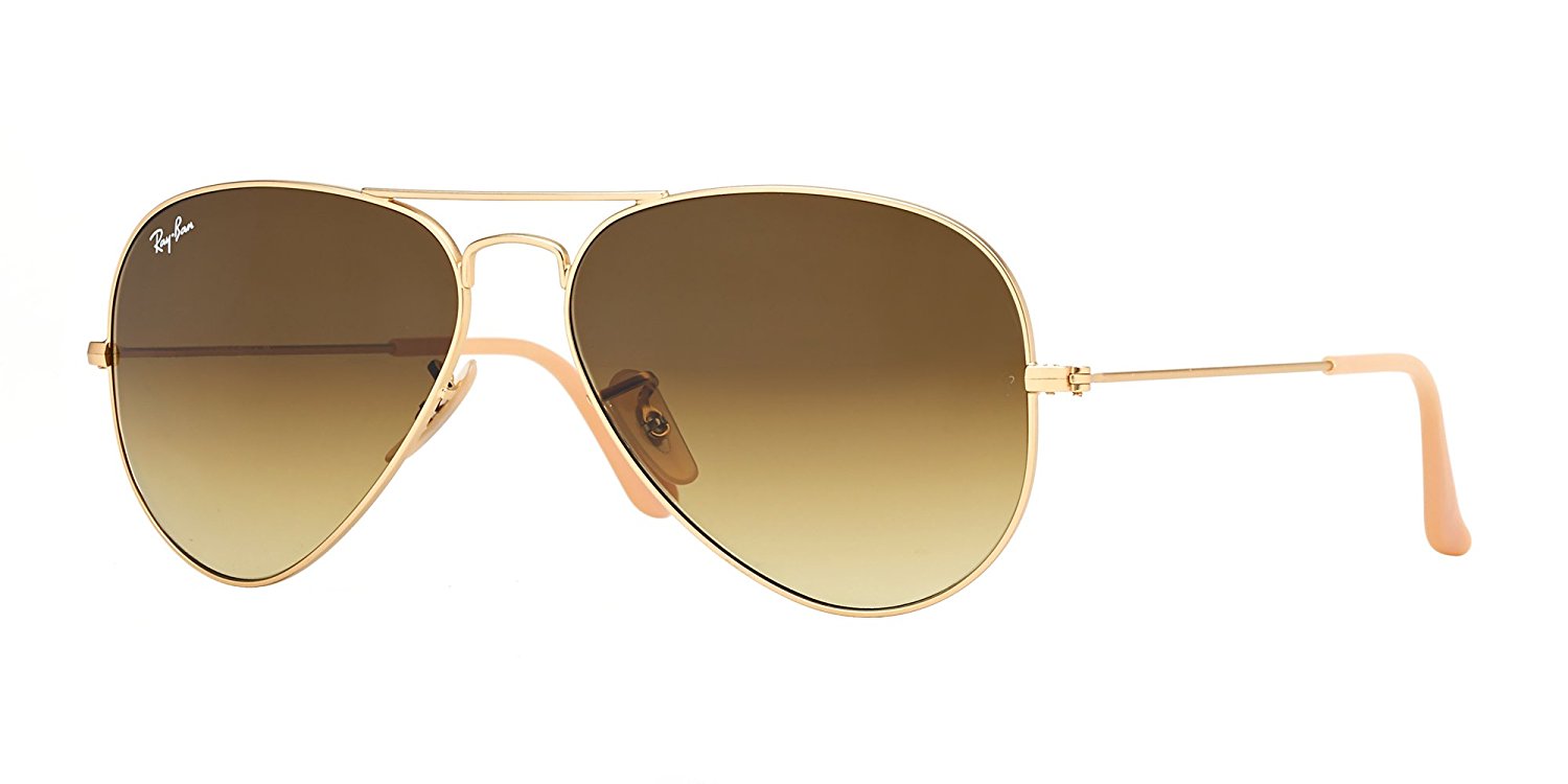 ray ban aviator matte gold brown gradient ray ban aviator matte gold brown gradient