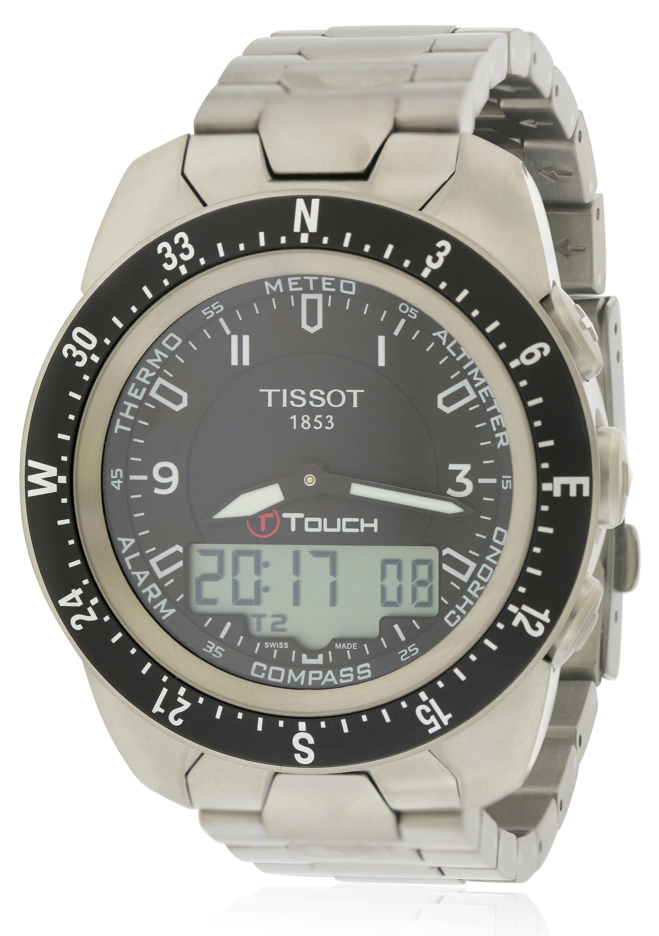 T-Touch Expert Pilot Titanium Mens Watch T0134204405700