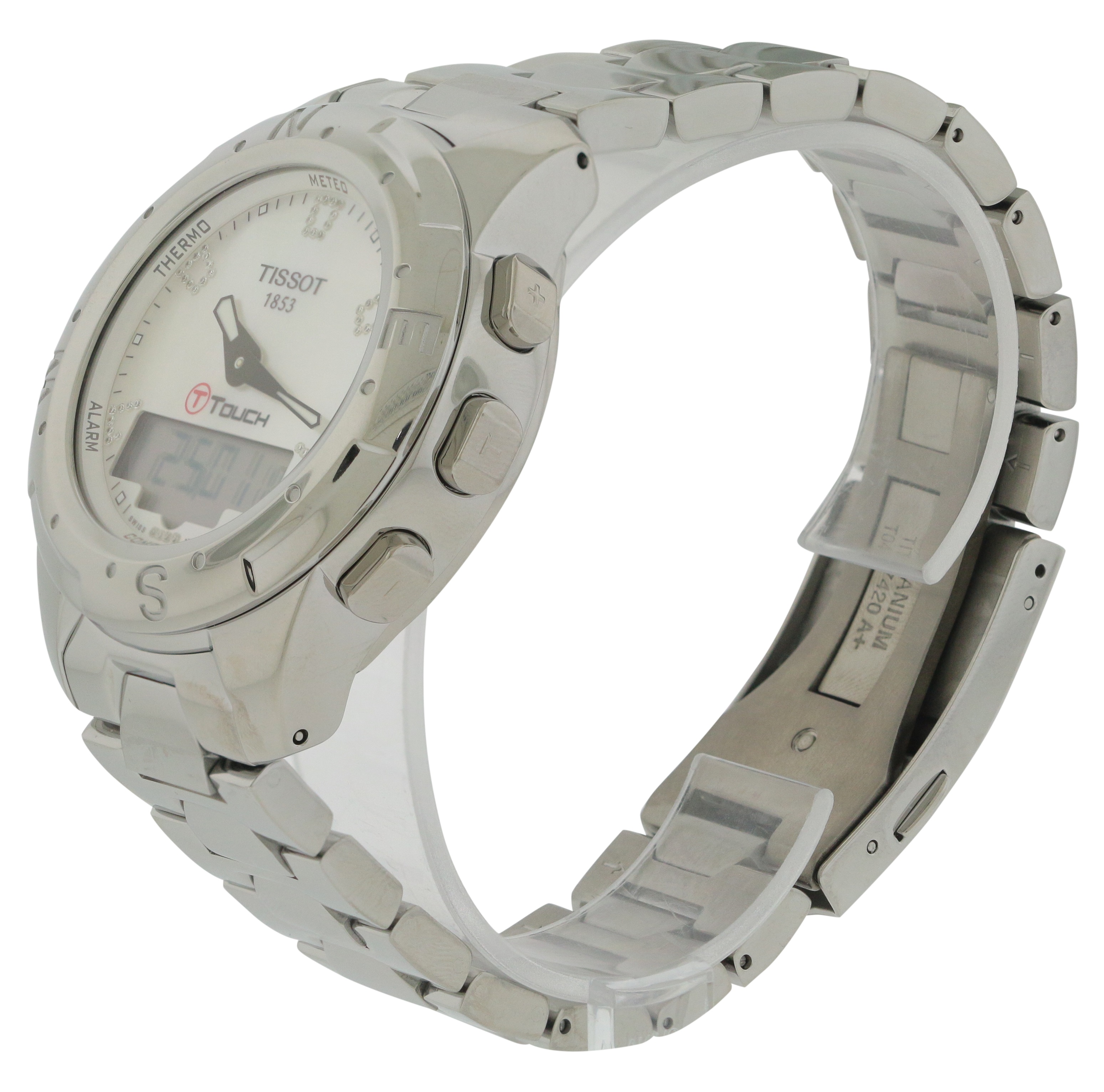 tissot analog and digital watch