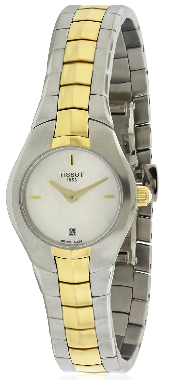 Buy Tissot T Round Ladies Watch T0960092211100 at Ubuy Palestine